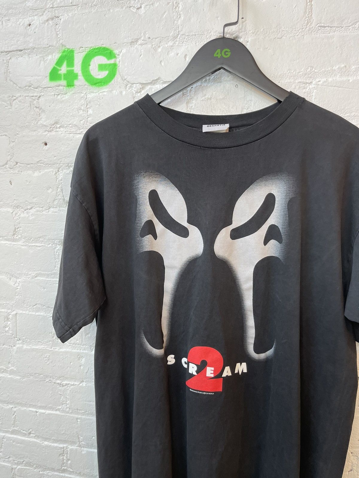 Vintage Vintage OG Authentic GHOST FACE SCREAM 2 Movie Shirt Size US XL / EU 56 / 4 - 2 Thumbnail