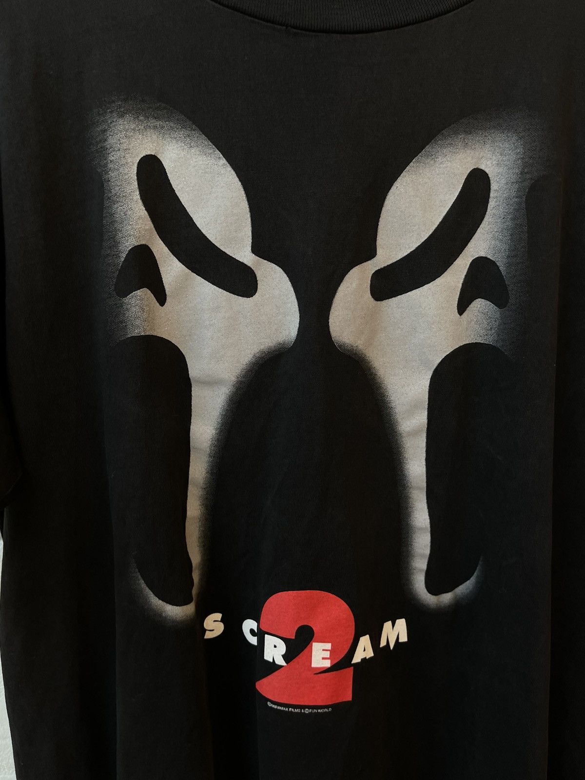 Vintage Vintage OG Authentic GHOST FACE SCREAM 2 Movie Shirt Size US XL / EU 56 / 4 - 3 Thumbnail