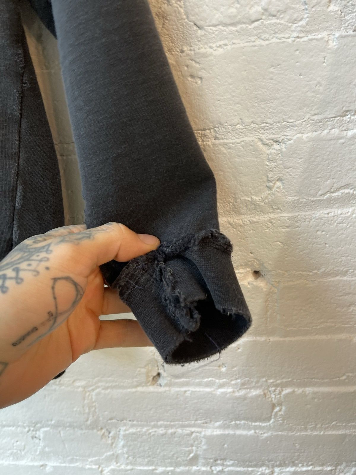 Harley Davidson × Vintage Vintage THRASHED Black Hoodie Harley Davidson Logo Front Size US M / EU 48-50 / 2 - 7 Thumbnail