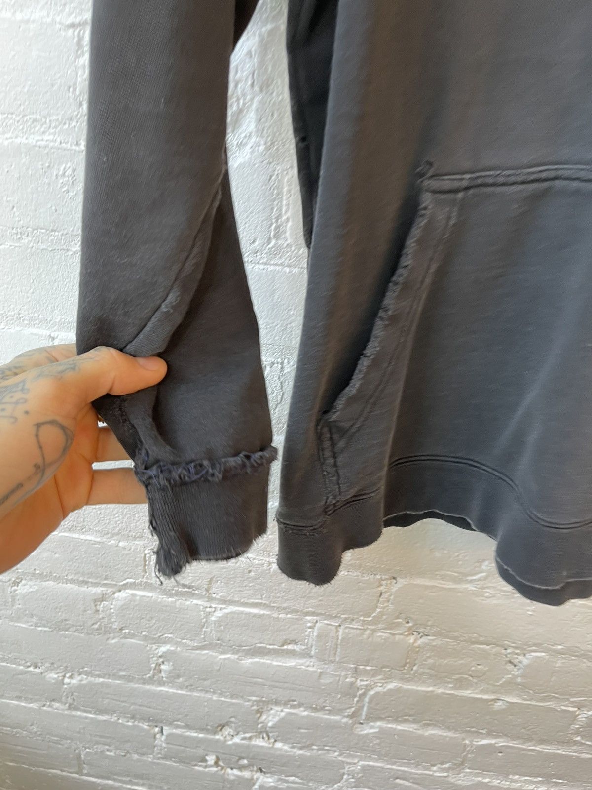 Harley Davidson × Vintage Vintage THRASHED Black Hoodie Harley Davidson Logo Front Size US M / EU 48-50 / 2 - 5 Thumbnail