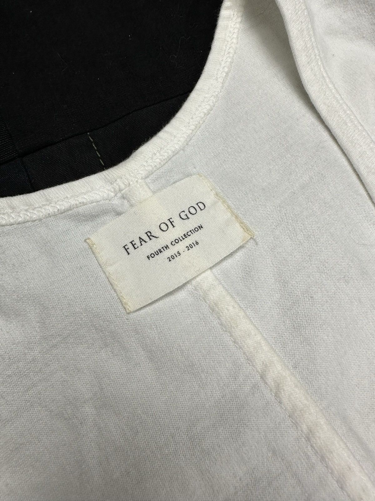 Fear of God 4th White Tank Top Size US L / EU 52-54 / 3 - 2 Thumbnail