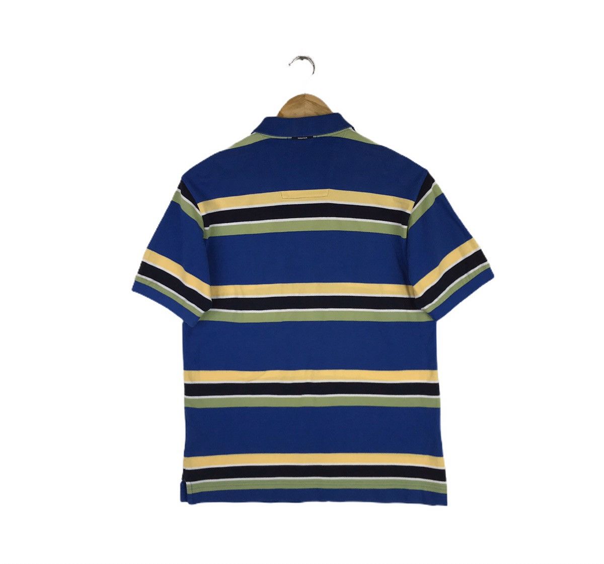 Nautica Vintage Nautica Essential Colourfull Stripe Collar Tshirt Size US S / EU 44-46 / 1 - 4 Thumbnail