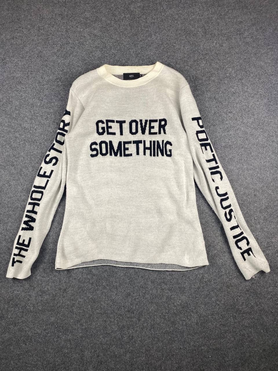 Japanese Brand azul by moussy wool sweatshirt very nice design Size M / US 6-8 / IT 42-44 - 1 Thumbnail