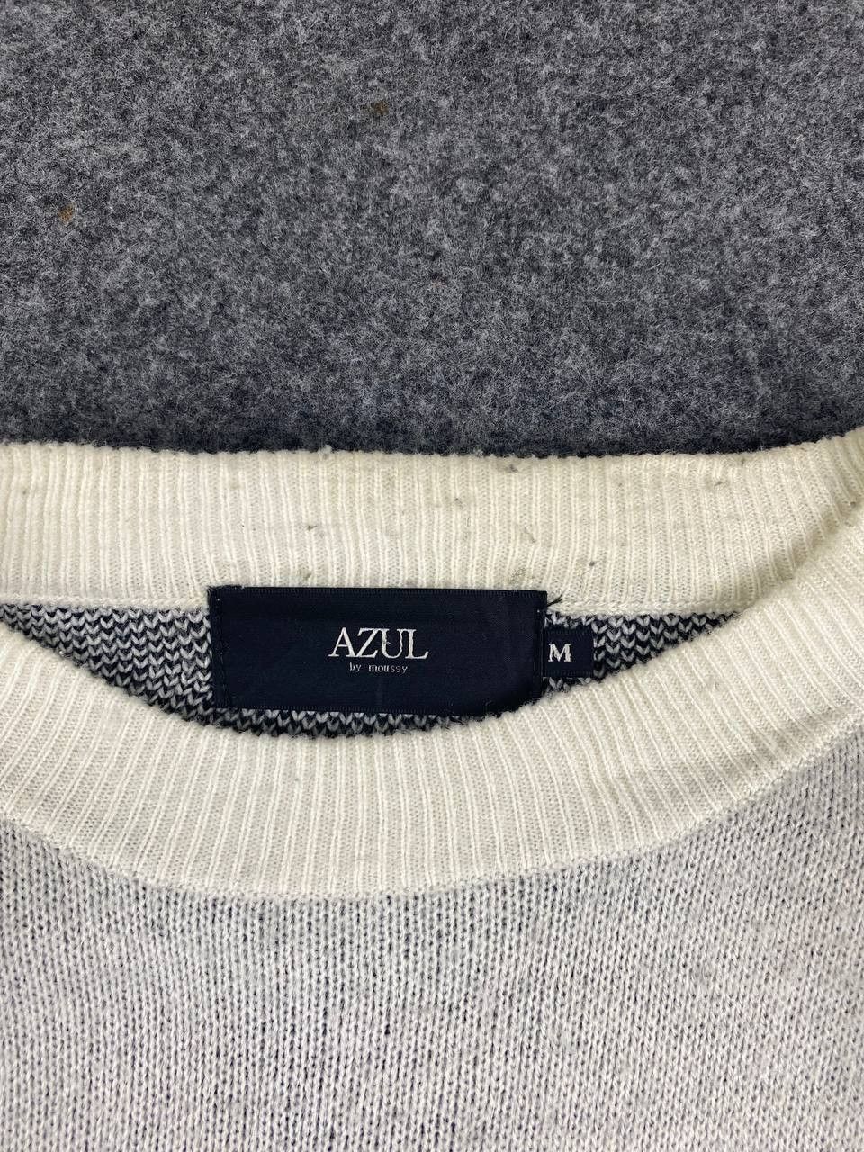 Japanese Brand azul by moussy wool sweatshirt very nice design Size M / US 6-8 / IT 42-44 - 5 Thumbnail