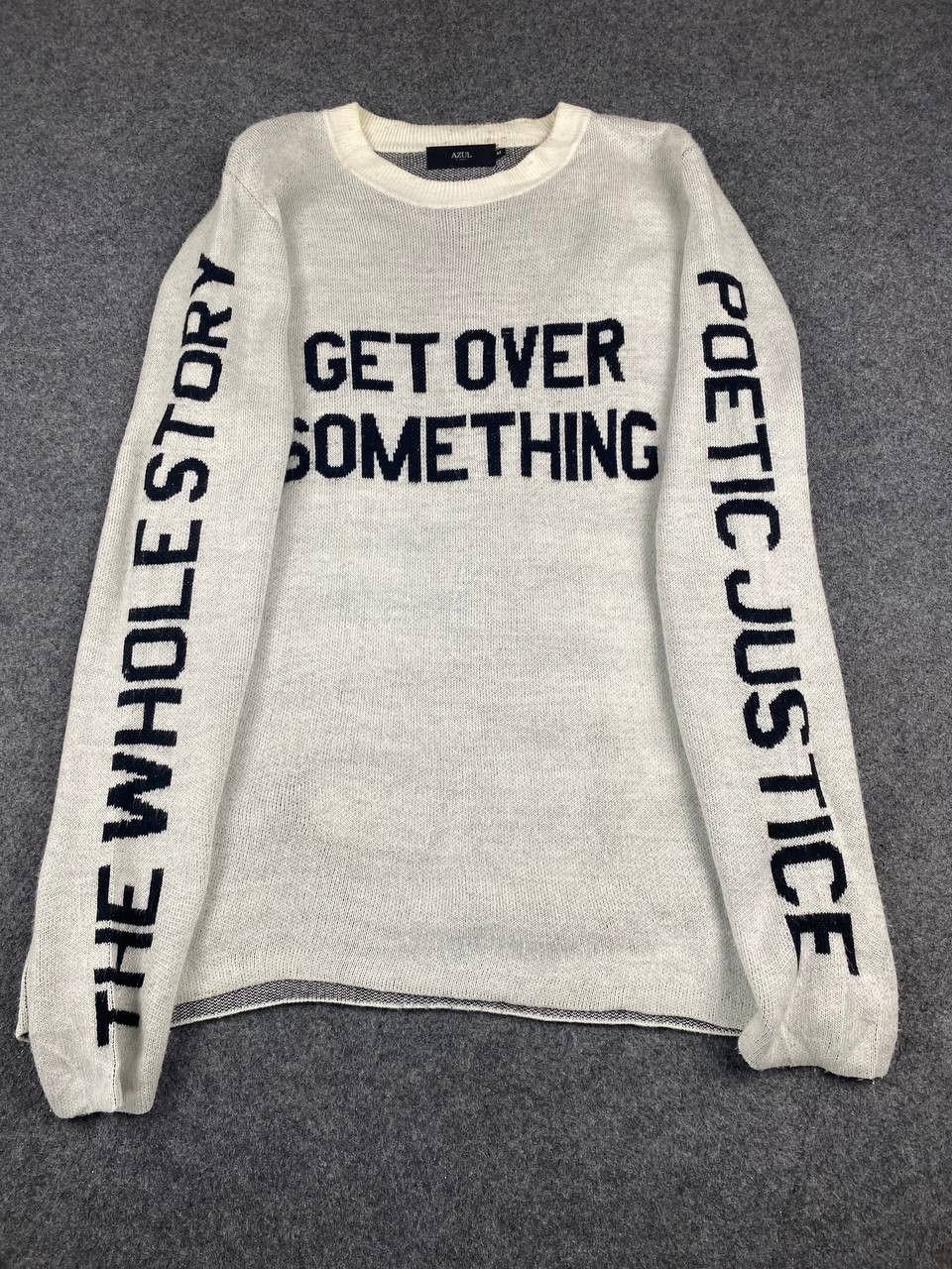 Japanese Brand azul by moussy wool sweatshirt very nice design Size M / US 6-8 / IT 42-44 - 8 Thumbnail