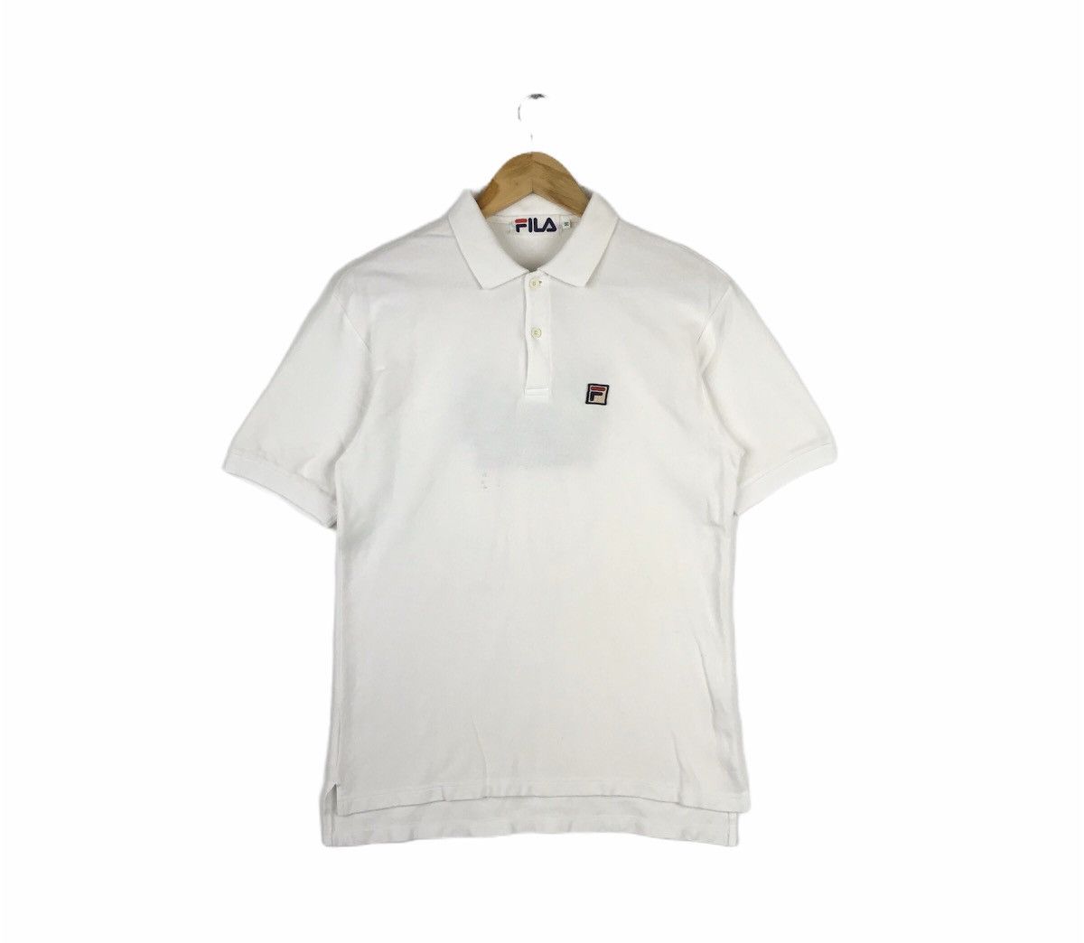 Fila × Vintage Vintage Fila Biella Italia Logo-Embroidery Collar Polo Tee Size US M / EU 48-50 / 2 - 2 Thumbnail