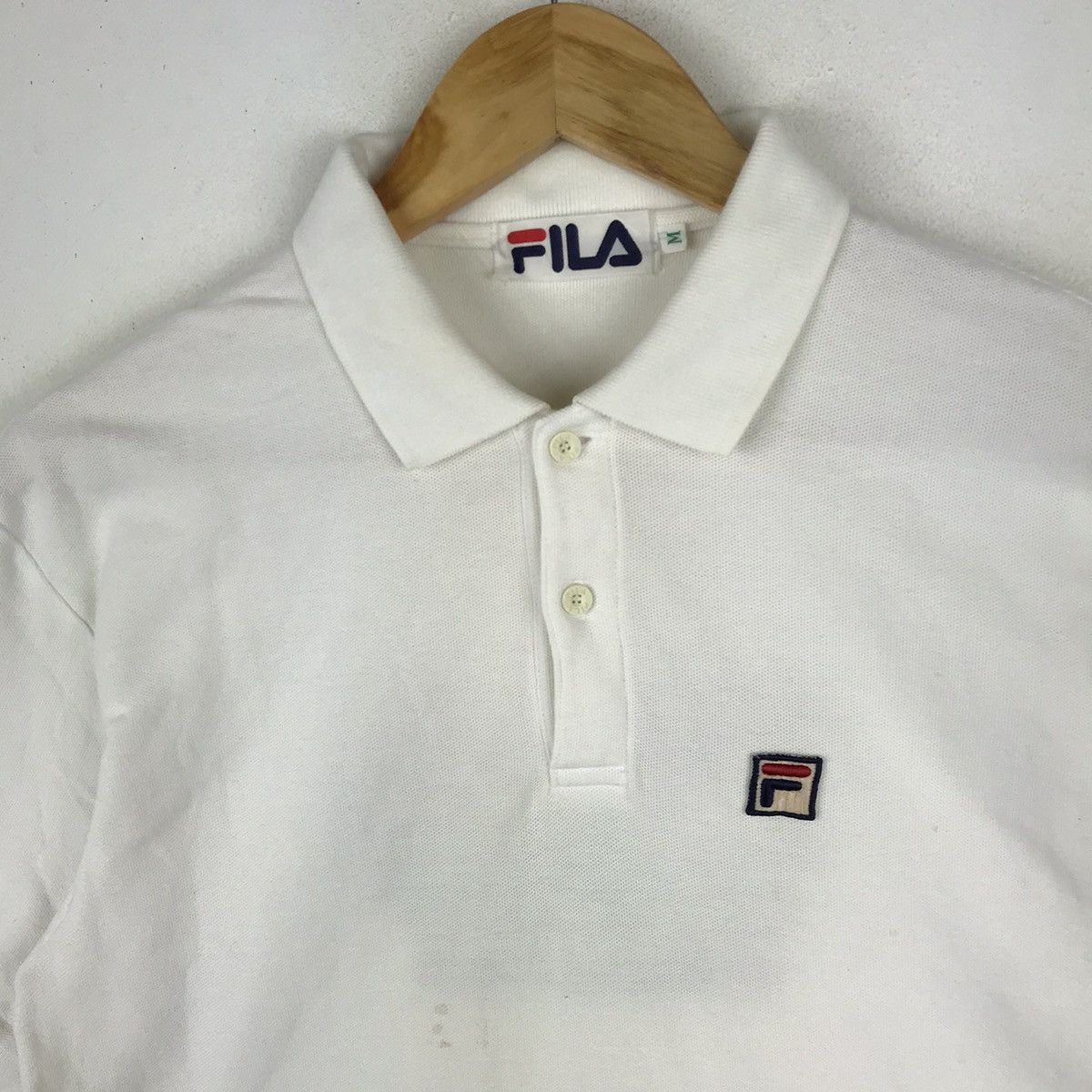 Fila × Vintage Vintage Fila Biella Italia Logo-Embroidery Collar Polo Tee Size US M / EU 48-50 / 2 - 4 Thumbnail