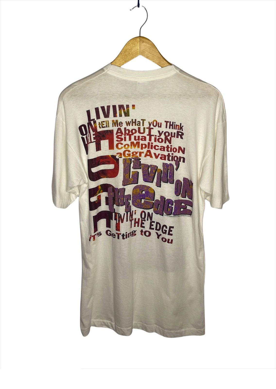 Aerosmith × Band Tees × Vintage Vintage Aerosmith 1993 Get a Grip Tour T-Shirt Size US L / EU 52-54 / 3 - 2 Thumbnail