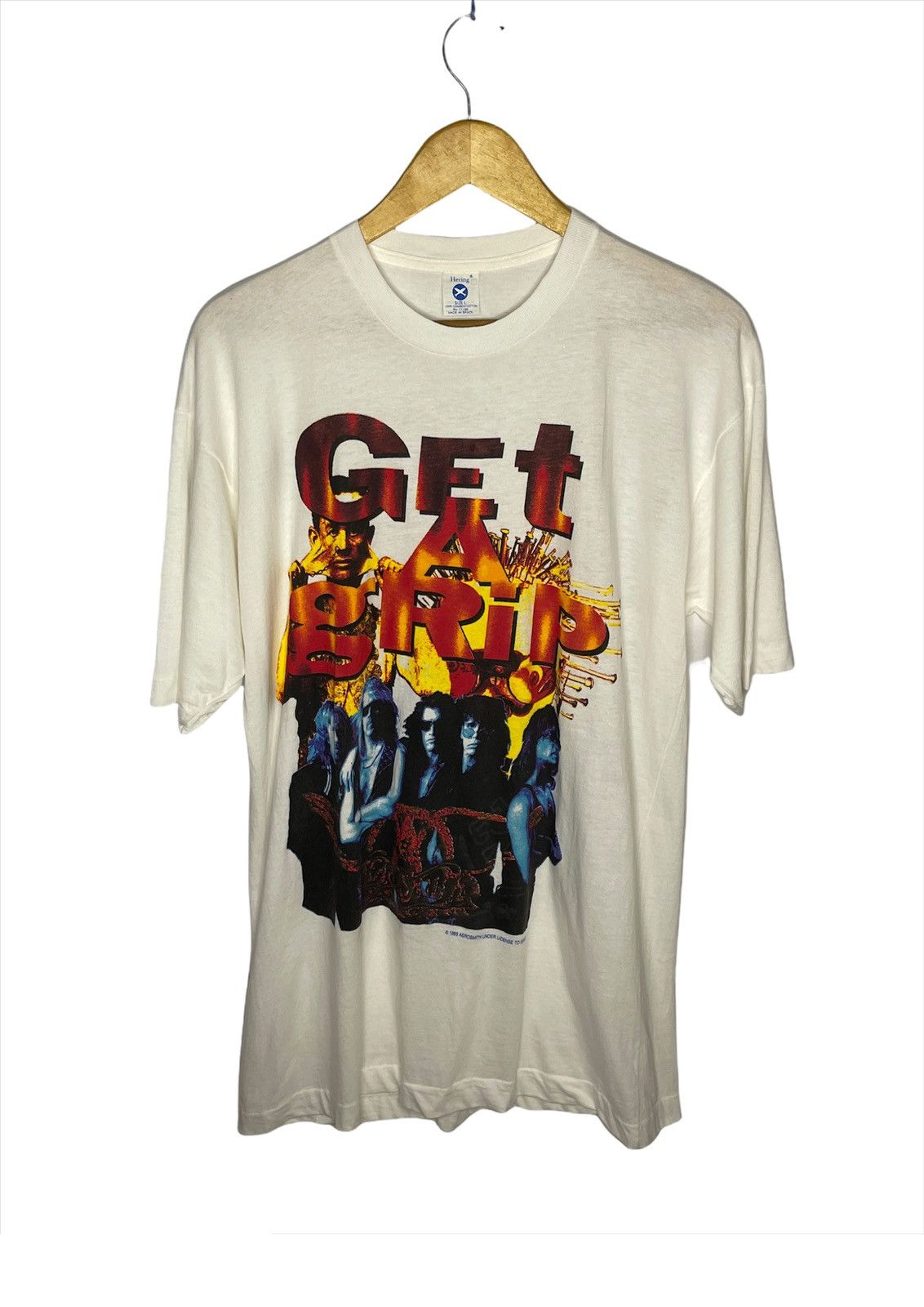Aerosmith × Band Tees × Vintage Vintage Aerosmith 1993 Get a Grip Tour T-Shirt Size US L / EU 52-54 / 3 - 1 Thumbnail
