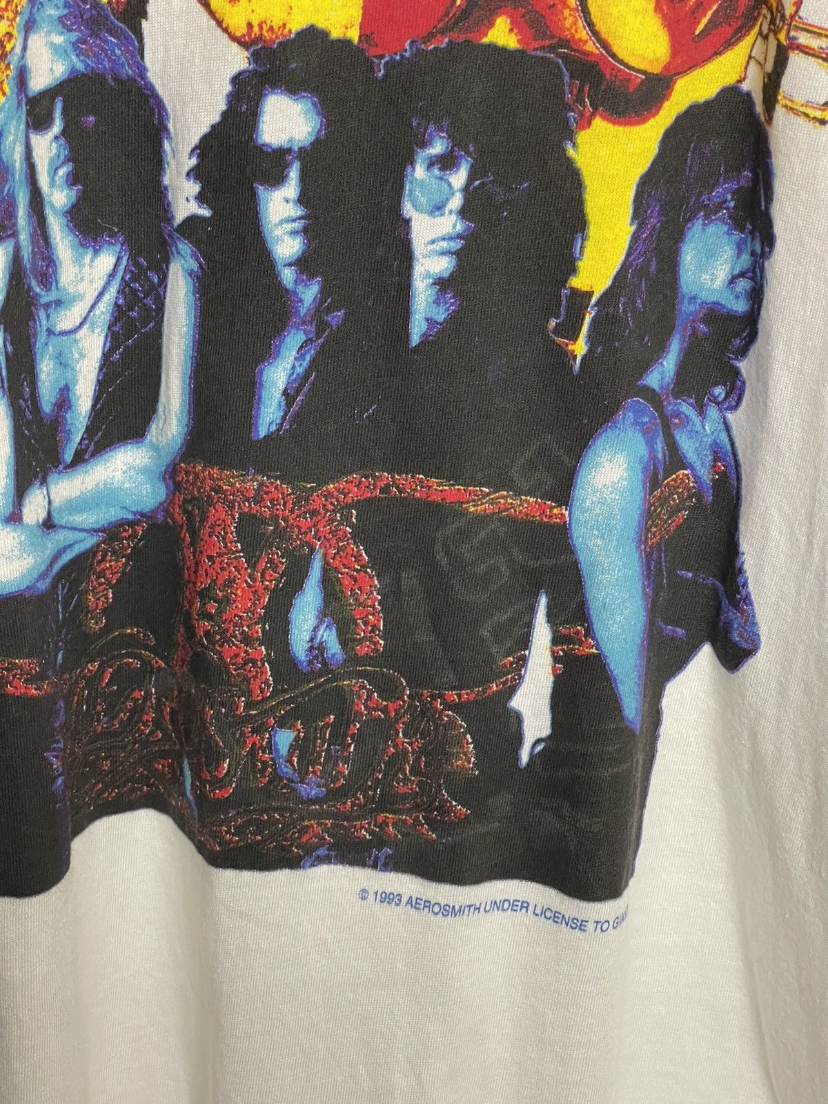 Aerosmith × Band Tees × Vintage Vintage Aerosmith 1993 Get a Grip Tour T-Shirt Size US L / EU 52-54 / 3 - 3 Thumbnail