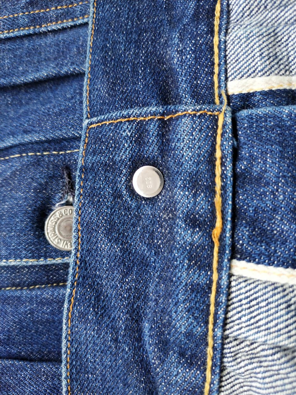 Levi's Fit S to M, 822 Stamp Button (USA Made) Type 2 Denim Jacket Size US S / EU 44-46 / 1 - 18 Thumbnail