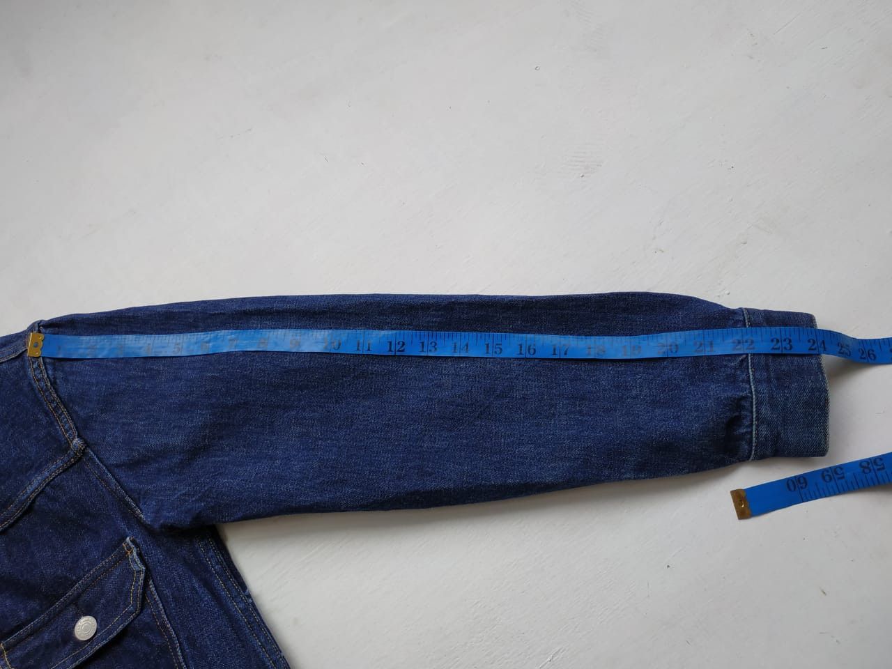 Levi's Fit S to M, 822 Stamp Button (USA Made) Type 2 Denim Jacket Size US S / EU 44-46 / 1 - 9 Thumbnail