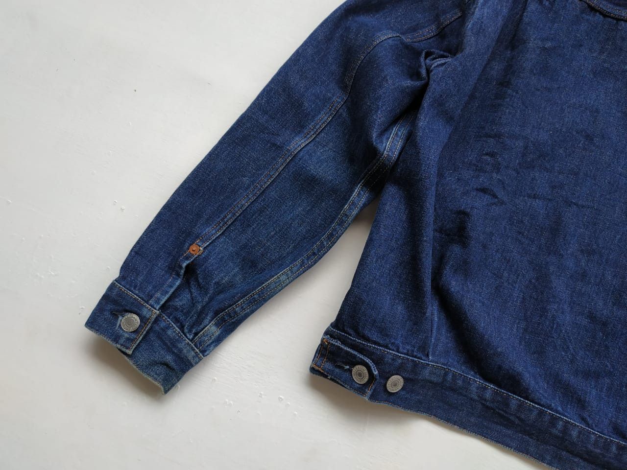 Levi's Fit S to M, 822 Stamp Button (USA Made) Type 2 Denim Jacket Size US S / EU 44-46 / 1 - 13 Thumbnail