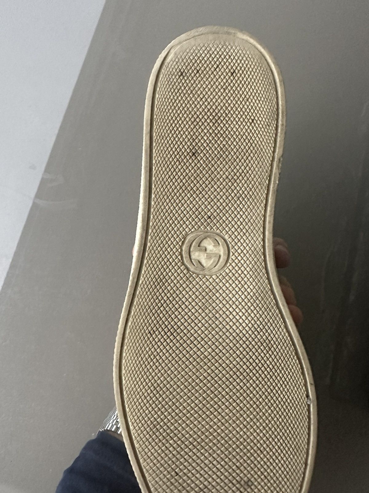 Gucci Gucci Men Slip On Sneaker - Bloom Flower Print Supreme GG Size US 7.5 / EU 40-41 - 5 Thumbnail