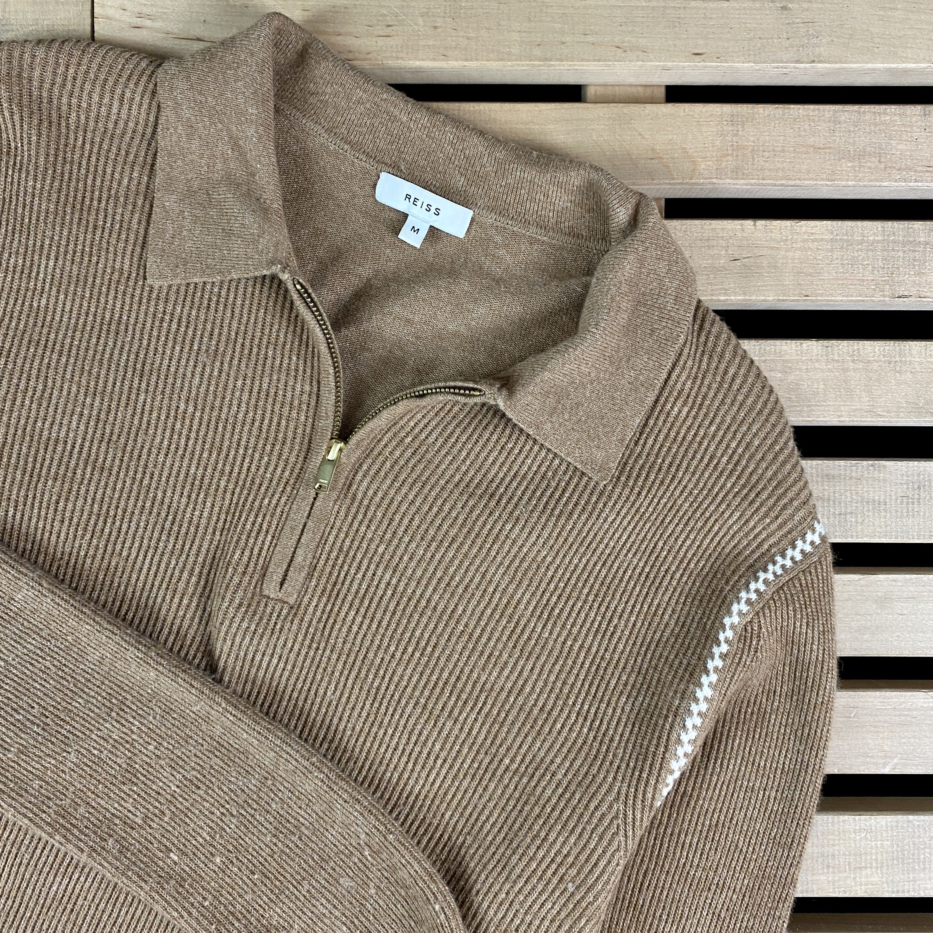 Reiss Men’s Wool Jumper Sweater Reiss Size M Size US M / EU 48-50 / 2 - 2 Thumbnail