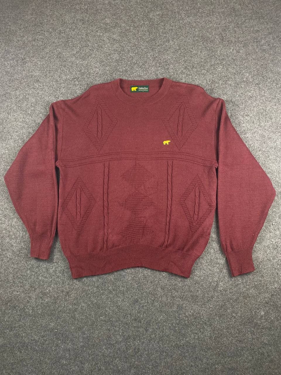 Golden Bear vintage golden bear knitted sweatshirt nice design Size US L / EU 52-54 / 3 - 1 Thumbnail