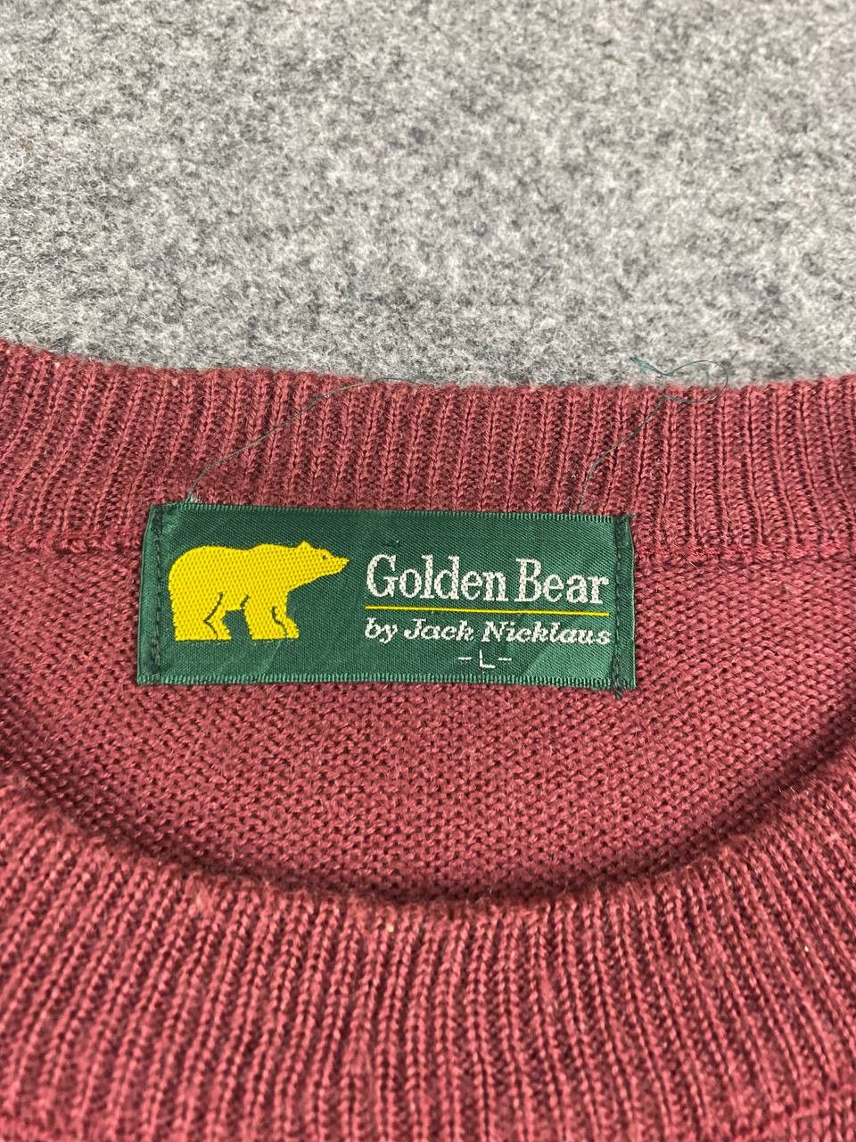 Golden Bear vintage golden bear knitted sweatshirt nice design Size US L / EU 52-54 / 3 - 5 Thumbnail