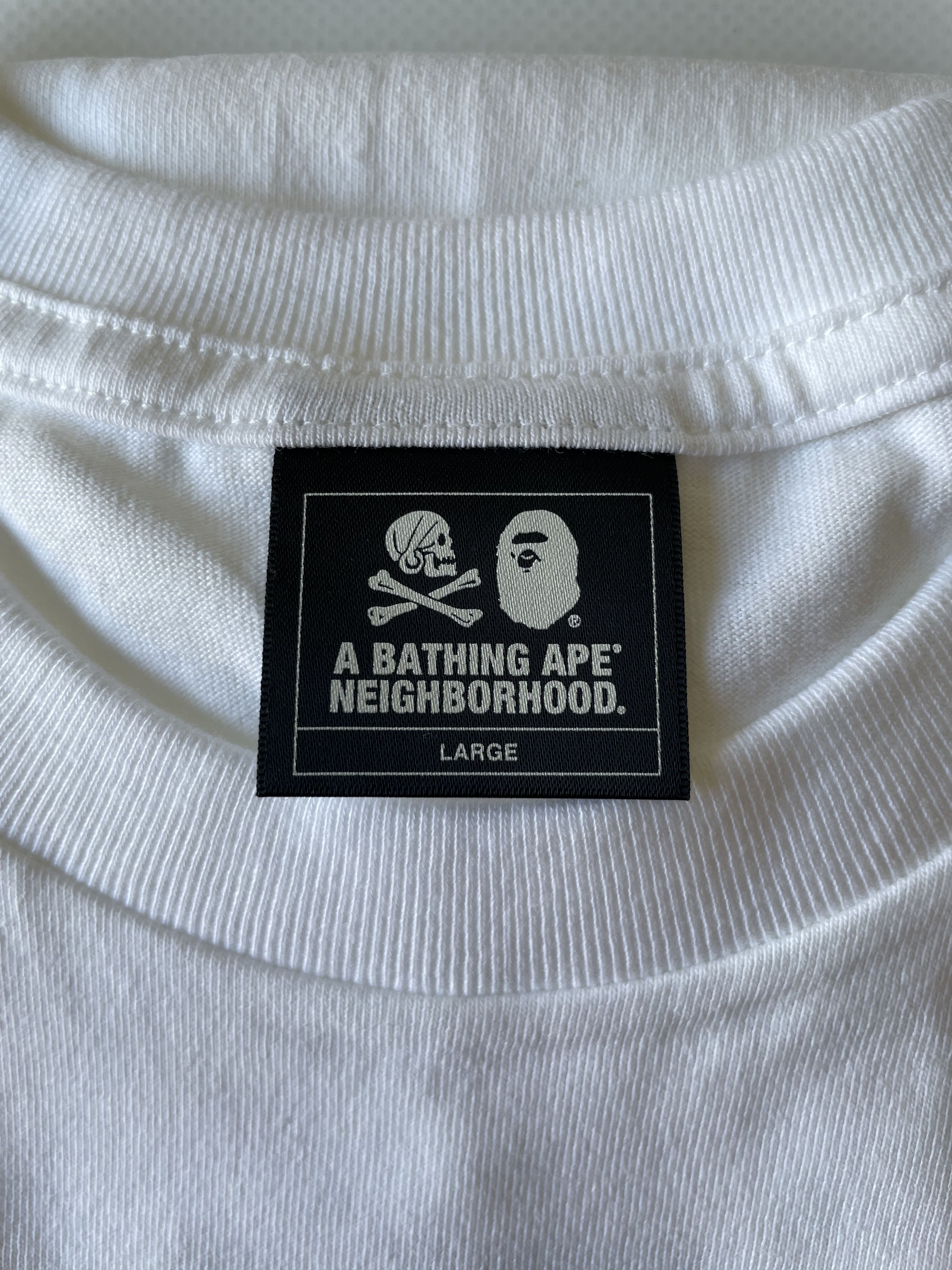 Bape × Neighborhood BAPE X NBHD TEE Size US L / EU 52-54 / 3 - 6 Thumbnail