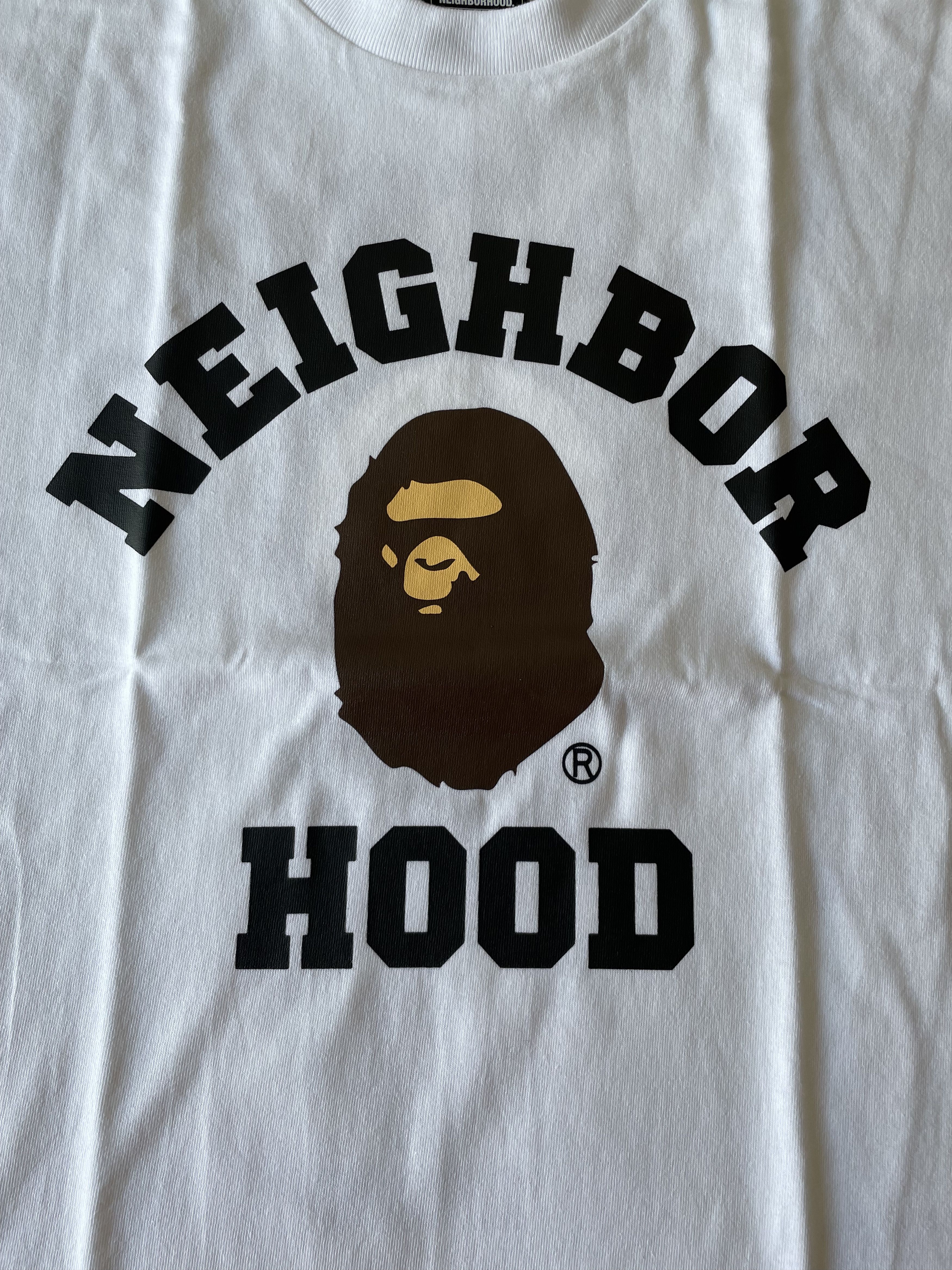 Bape × Neighborhood BAPE X NBHD TEE Size US L / EU 52-54 / 3 - 4 Thumbnail