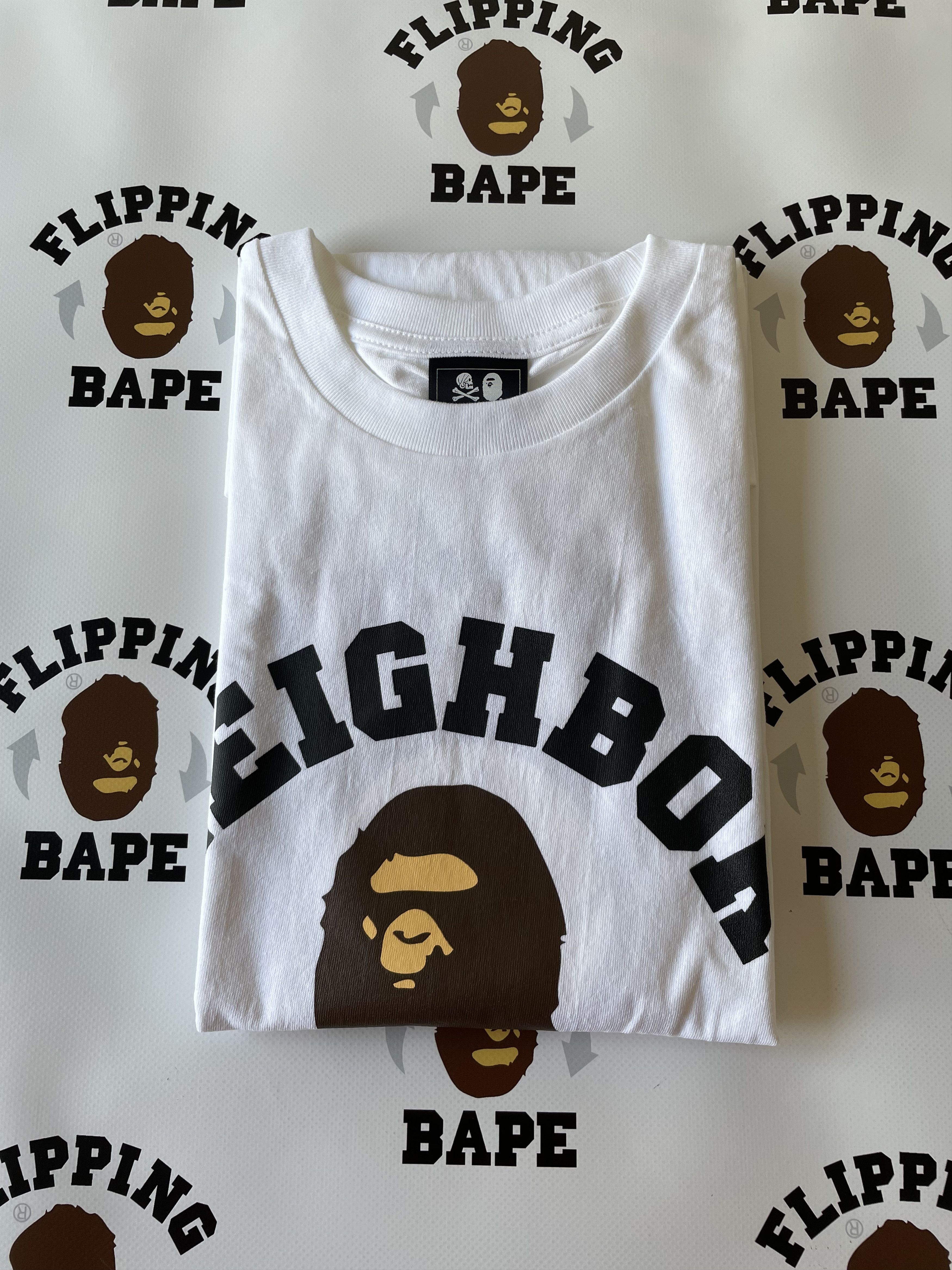 Bape × Neighborhood BAPE X NBHD TEE Size US L / EU 52-54 / 3 - 3 Thumbnail