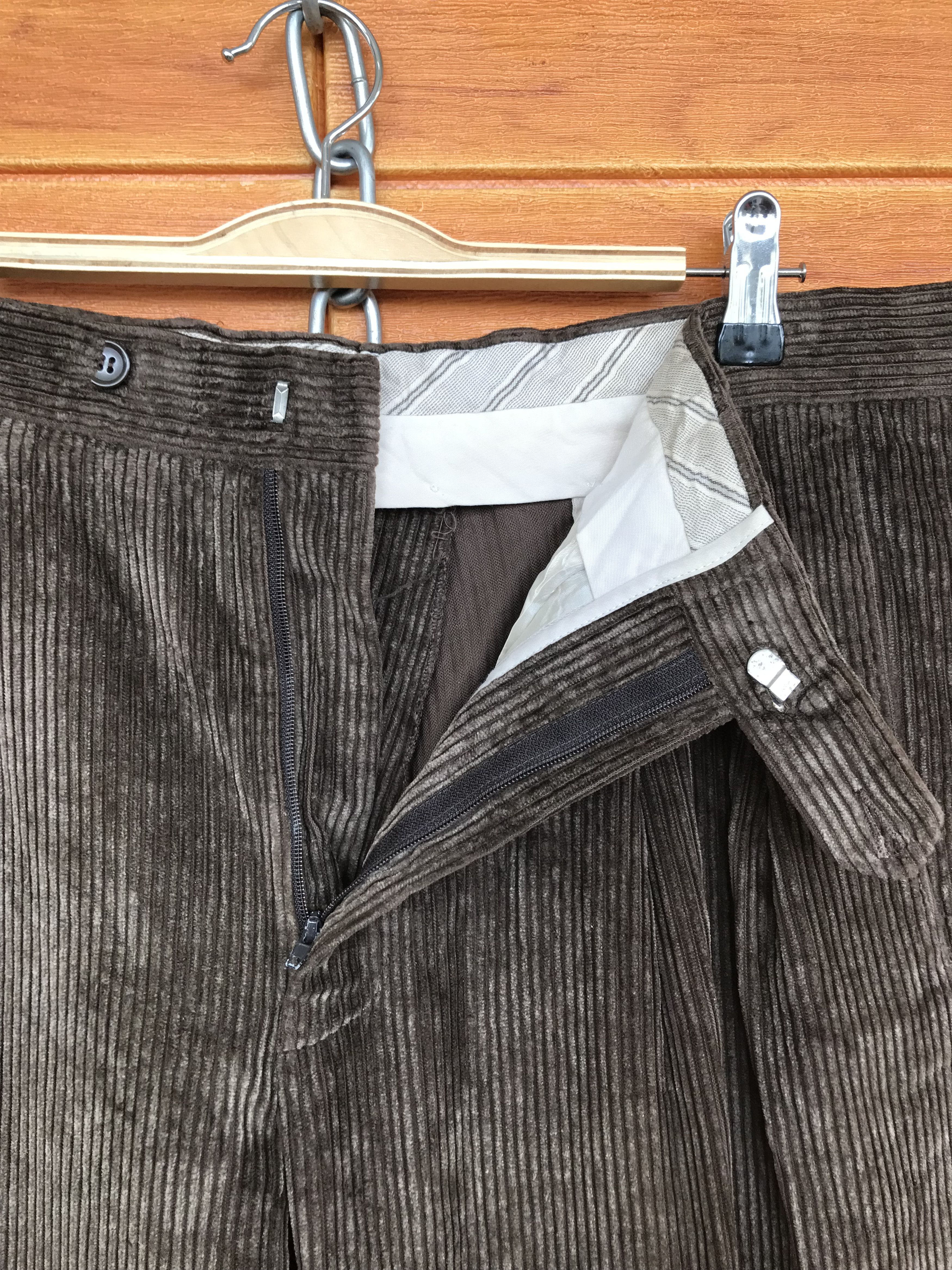 Ermenegildo Zegna Vintage 90s Ermenegildo Zegna Baggy Ballon Corduroy Pants Size US 36 / EU 52 - 11 Thumbnail