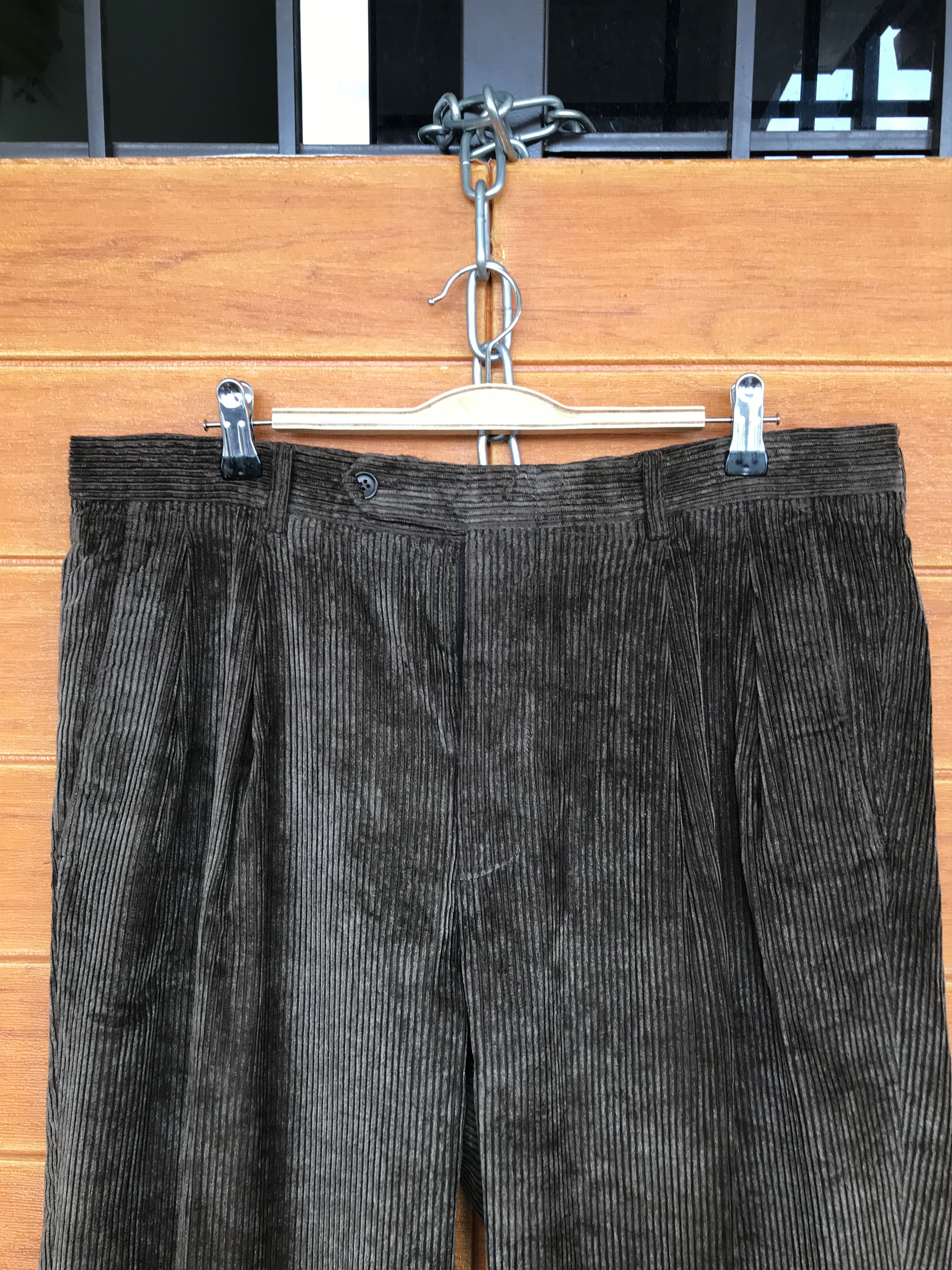 Ermenegildo Zegna Vintage 90s Ermenegildo Zegna Baggy Ballon Corduroy Pants Size US 36 / EU 52 - 3 Thumbnail