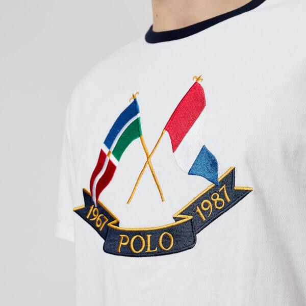 Polo Ralph Lauren Polo Ralph Lauren Cross Flags Big Logo Ringer T-shirt XXL Size US XL / EU 56 / 4 - 1 Thumbnail