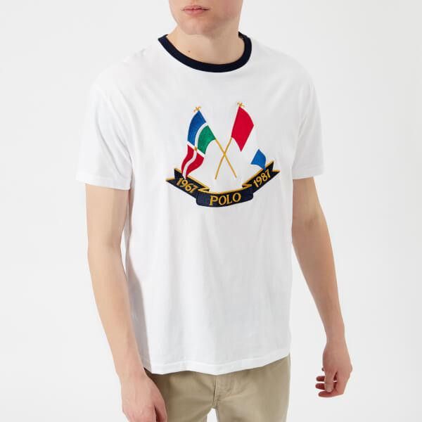 Polo Ralph Lauren Polo Ralph Lauren Cross Flags Big Logo Ringer T-shirt XXL Size US XL / EU 56 / 4 - 2 Thumbnail