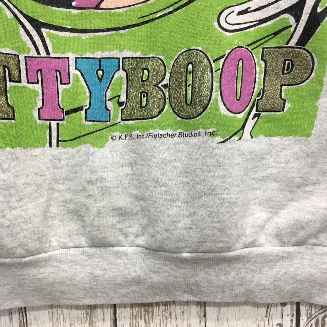 Cartoon Network × Disney × Vintage Rare Vintage 90s Betty Boop Overprints Sweatshirt Size US L / EU 52-54 / 3 - 6 Thumbnail