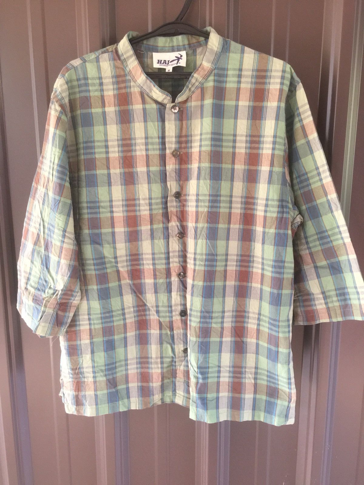 Hai Sporting Gear × Issey Miyake × Japanese Brand ❗️Accept Offer❗️Hai Sporting Gear Mandarin Collar Shirt Size US S / EU 44-46 / 1 - 1 Thumbnail
