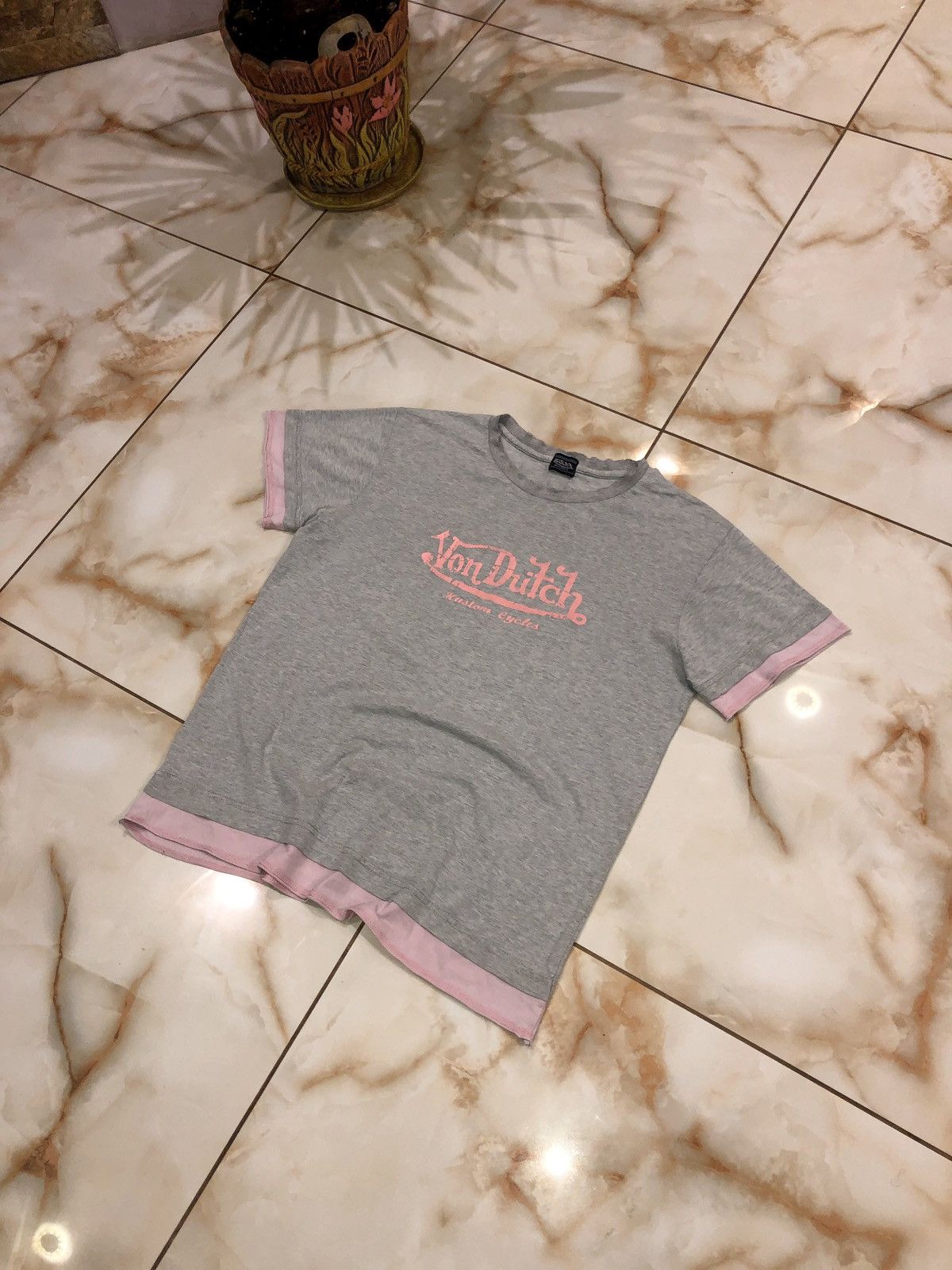 Vintage × Von Dutch Vintage Von Dutch Big Logo Tee Size US M / EU 48-50 / 2 - 2 Thumbnail