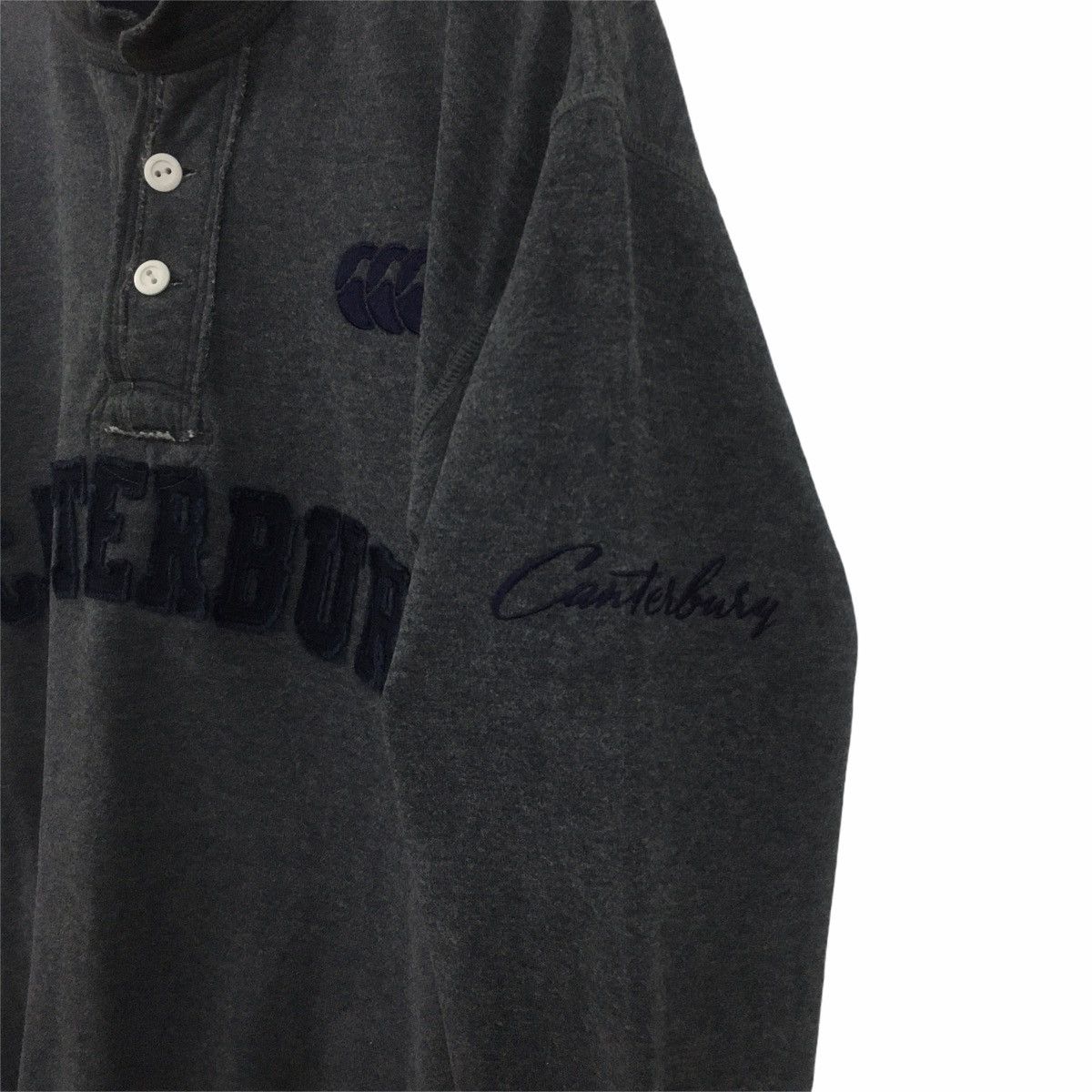 Canterbury of New Zealand Rare Canterbury All Embroidery Half Bottom Sweatshirt Size US M / EU 48-50 / 2 - 7 Thumbnail