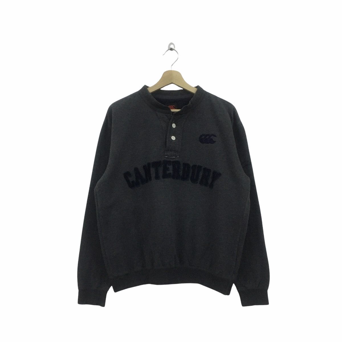 Canterbury of New Zealand Rare Canterbury All Embroidery Half Bottom Sweatshirt Size US M / EU 48-50 / 2 - 1 Thumbnail