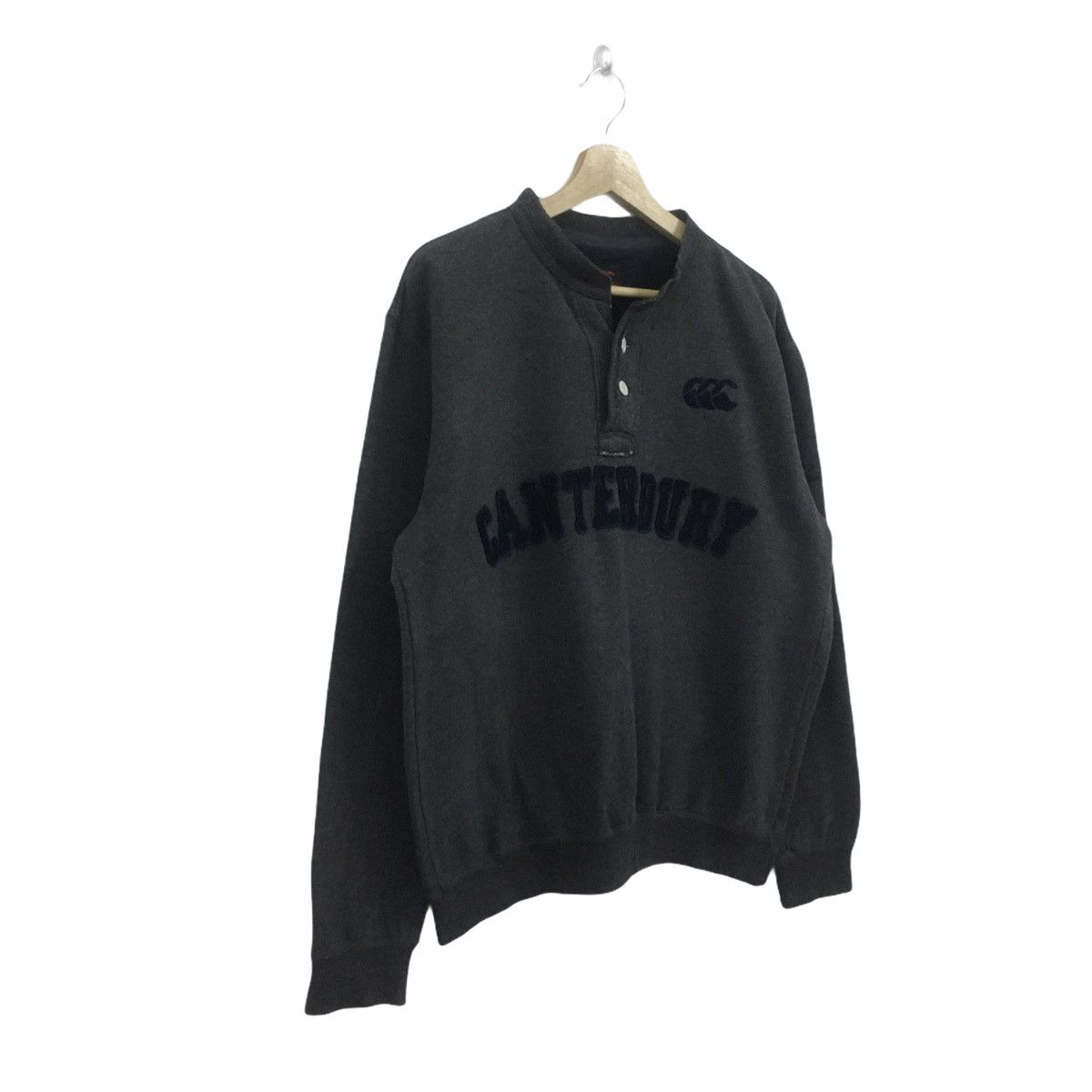 Canterbury of New Zealand Rare Canterbury All Embroidery Half Bottom Sweatshirt Size US M / EU 48-50 / 2 - 5 Thumbnail