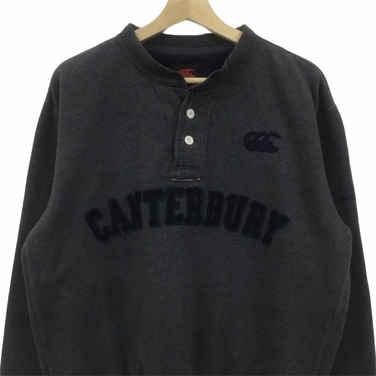 Canterbury of New Zealand Rare Canterbury All Embroidery Half Bottom Sweatshirt Size US M / EU 48-50 / 2 - 3 Thumbnail