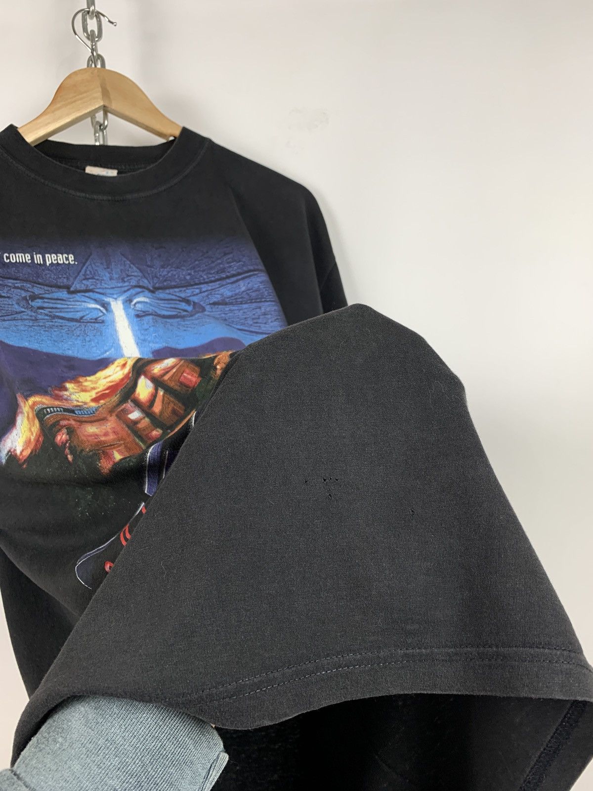 Vintage 1996 Vintage Independence Day Movie T-Shirt Size US XL / EU 56 / 4 - 8 Thumbnail