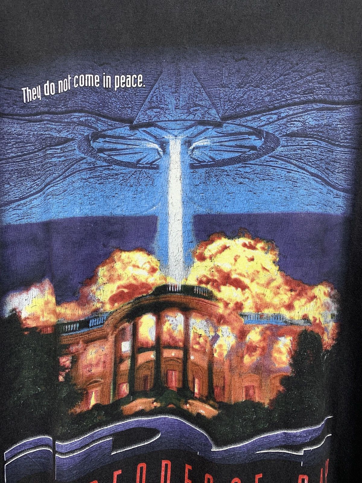 Vintage 1996 Vintage Independence Day Movie T-Shirt Size US XL / EU 56 / 4 - 4 Thumbnail