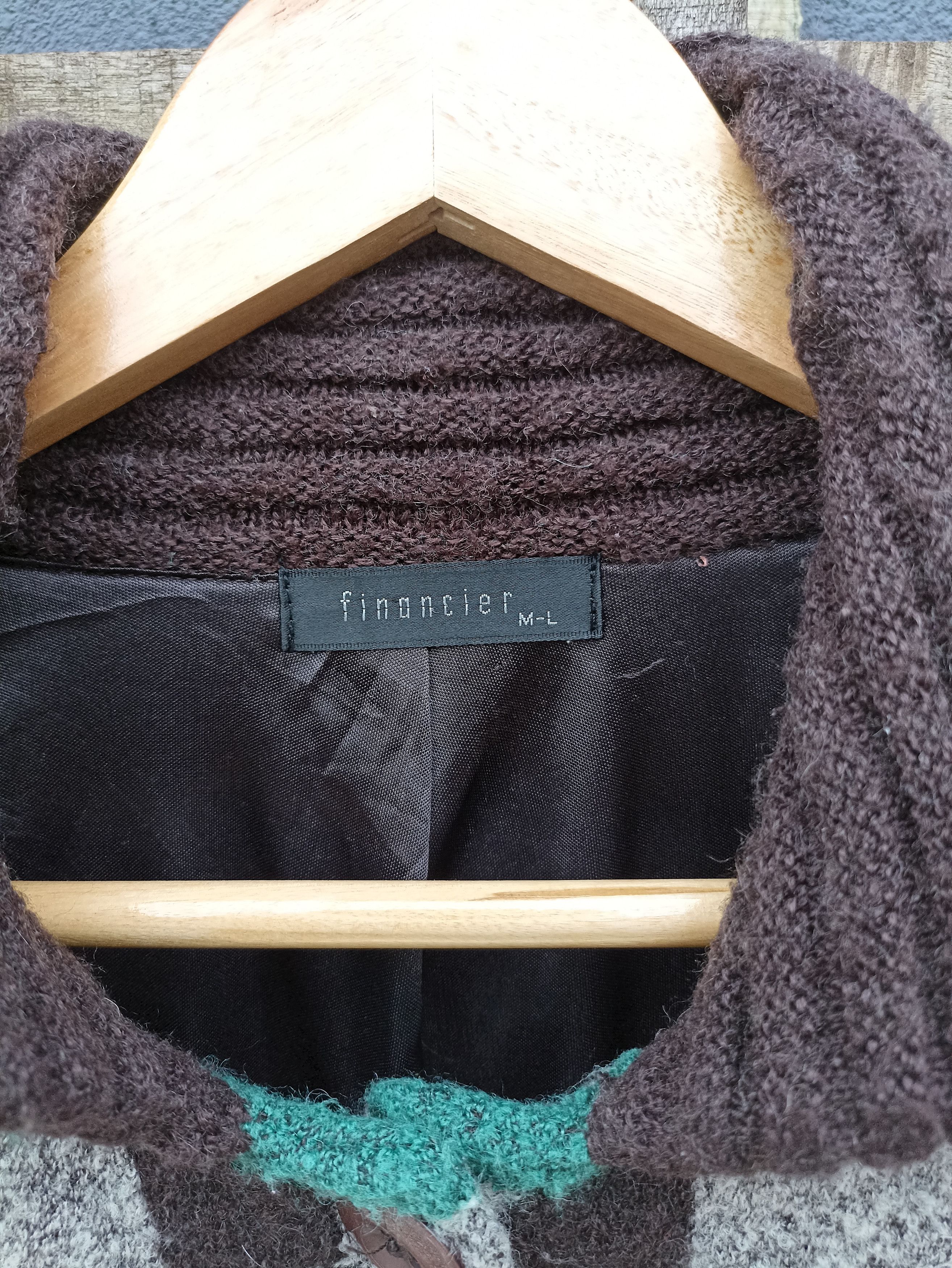 Japanese Brand Japanese brand Financier Fleece Cardigan Sweater Collar Size US M / EU 48-50 / 2 - 6 Thumbnail