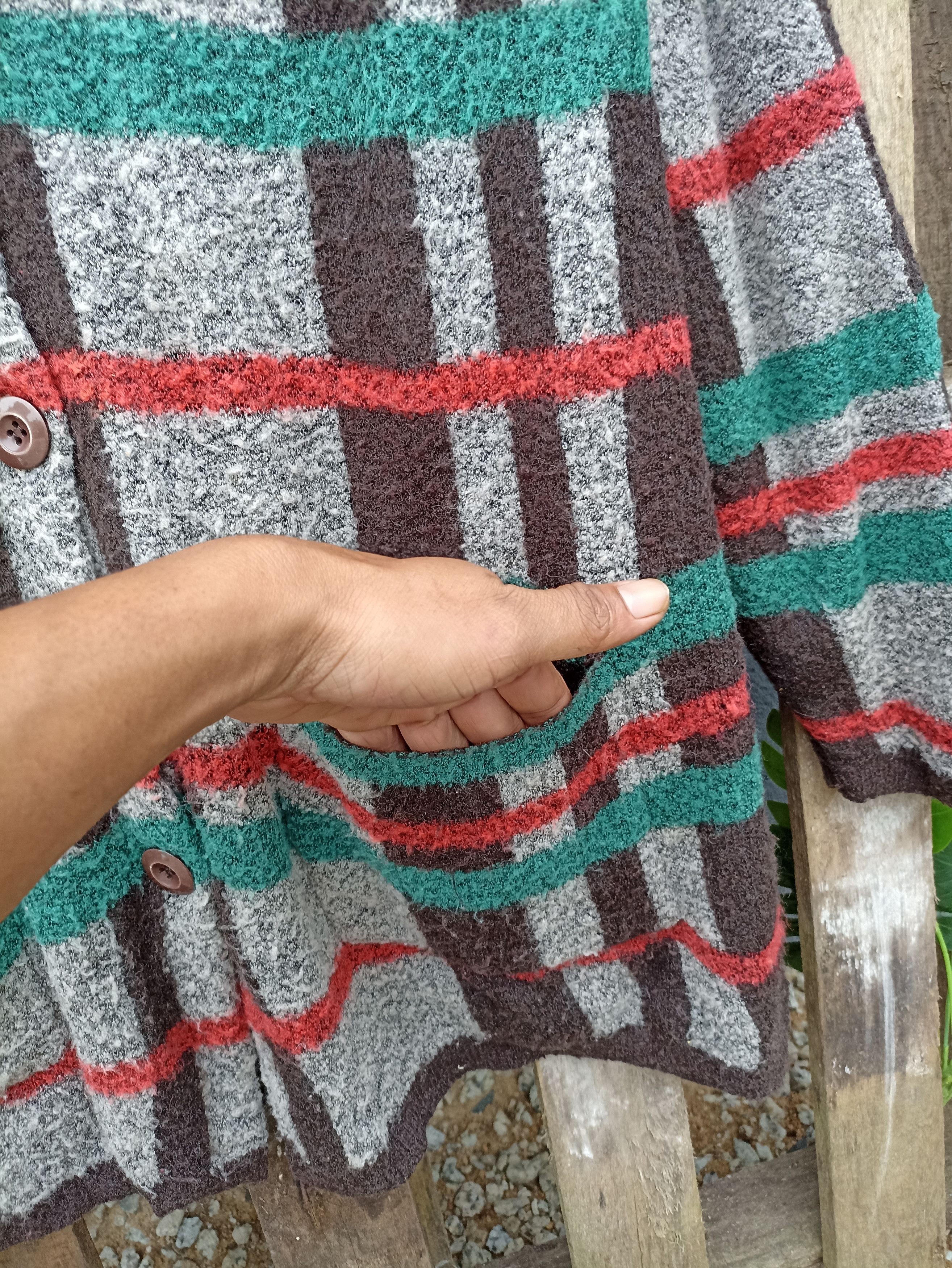 Japanese Brand Japanese brand Financier Fleece Cardigan Sweater Collar Size US M / EU 48-50 / 2 - 5 Thumbnail