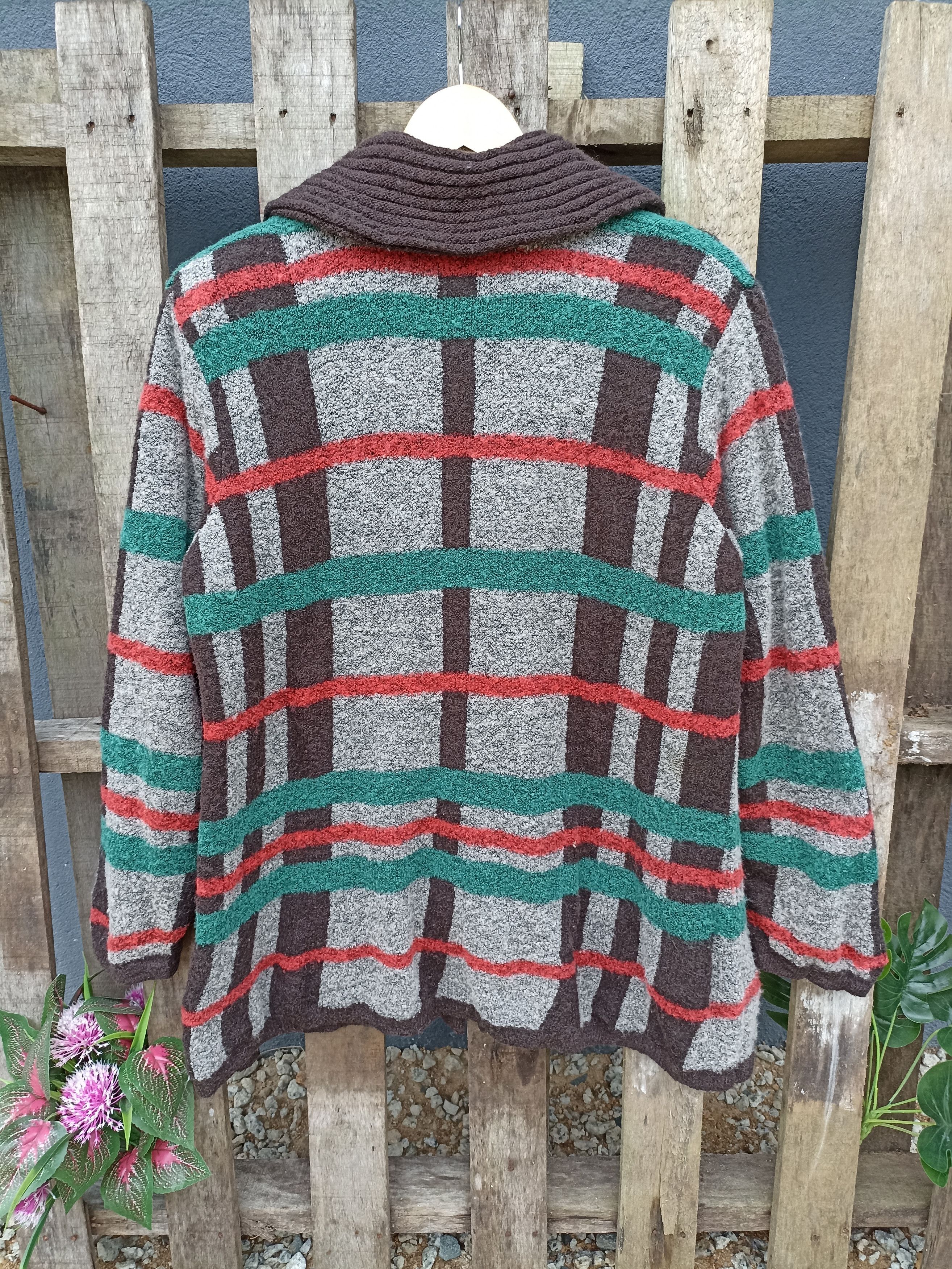 Japanese Brand Japanese brand Financier Fleece Cardigan Sweater Collar Size US M / EU 48-50 / 2 - 2 Thumbnail