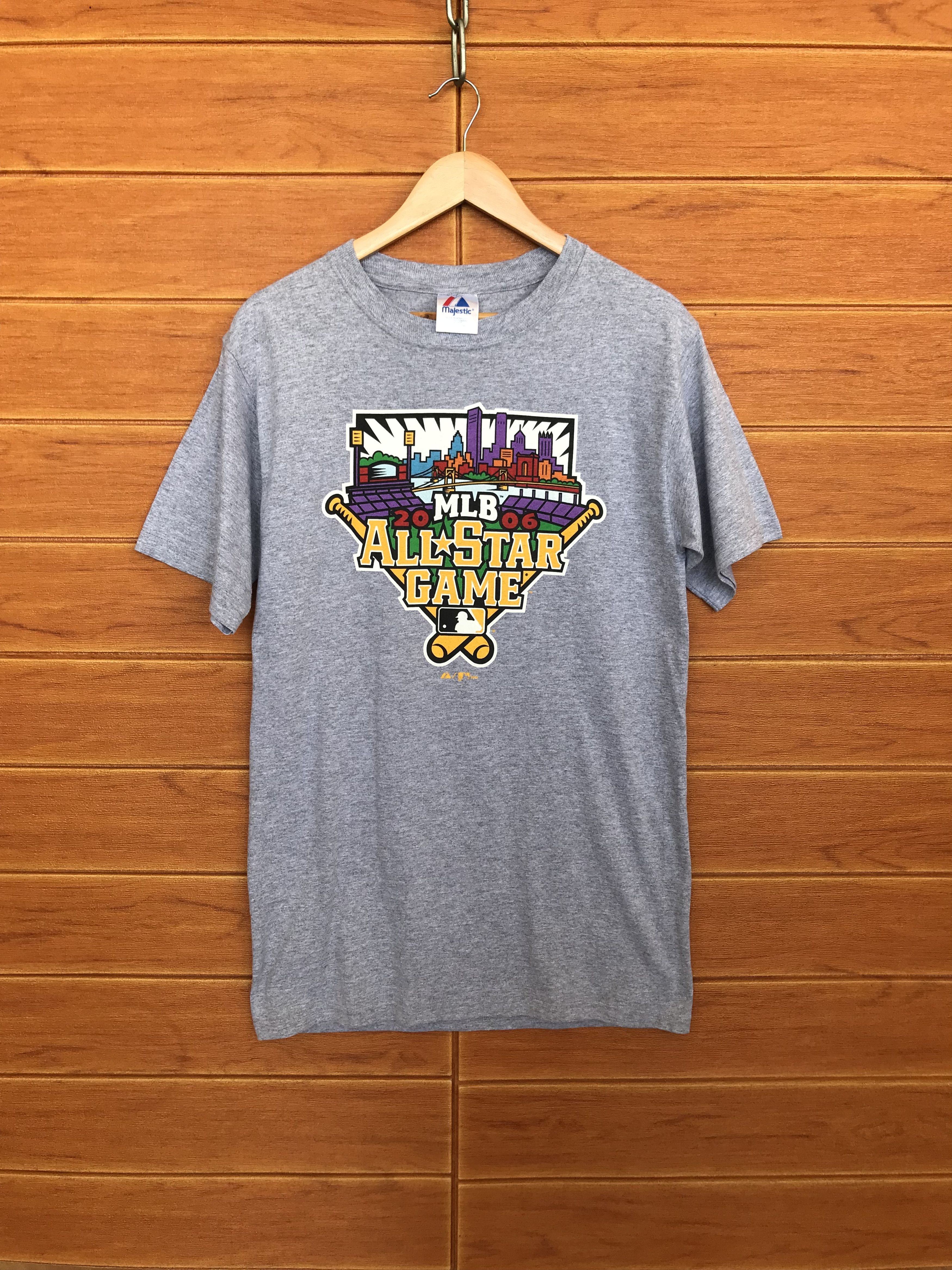Vintage Vintage 00s Majestic All Star Game Mlb T-Shirt Size US M / EU 48-50 / 2 - 2 Thumbnail