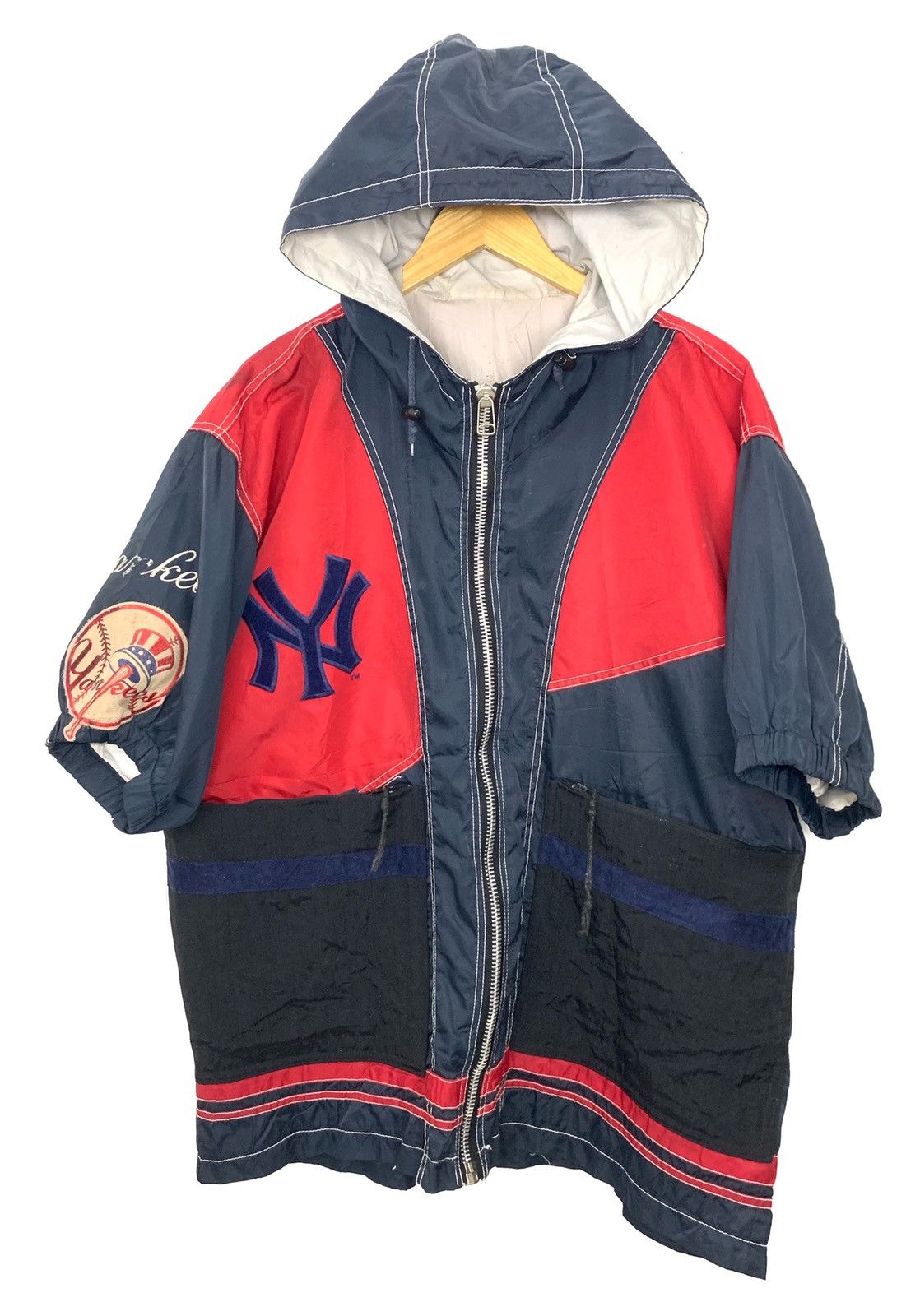 NBA × New York Yankees RARE ‼️ New York Yankees Multicolor Hoodie Jacket Size US L / EU 52-54 / 3 - 3 Thumbnail
