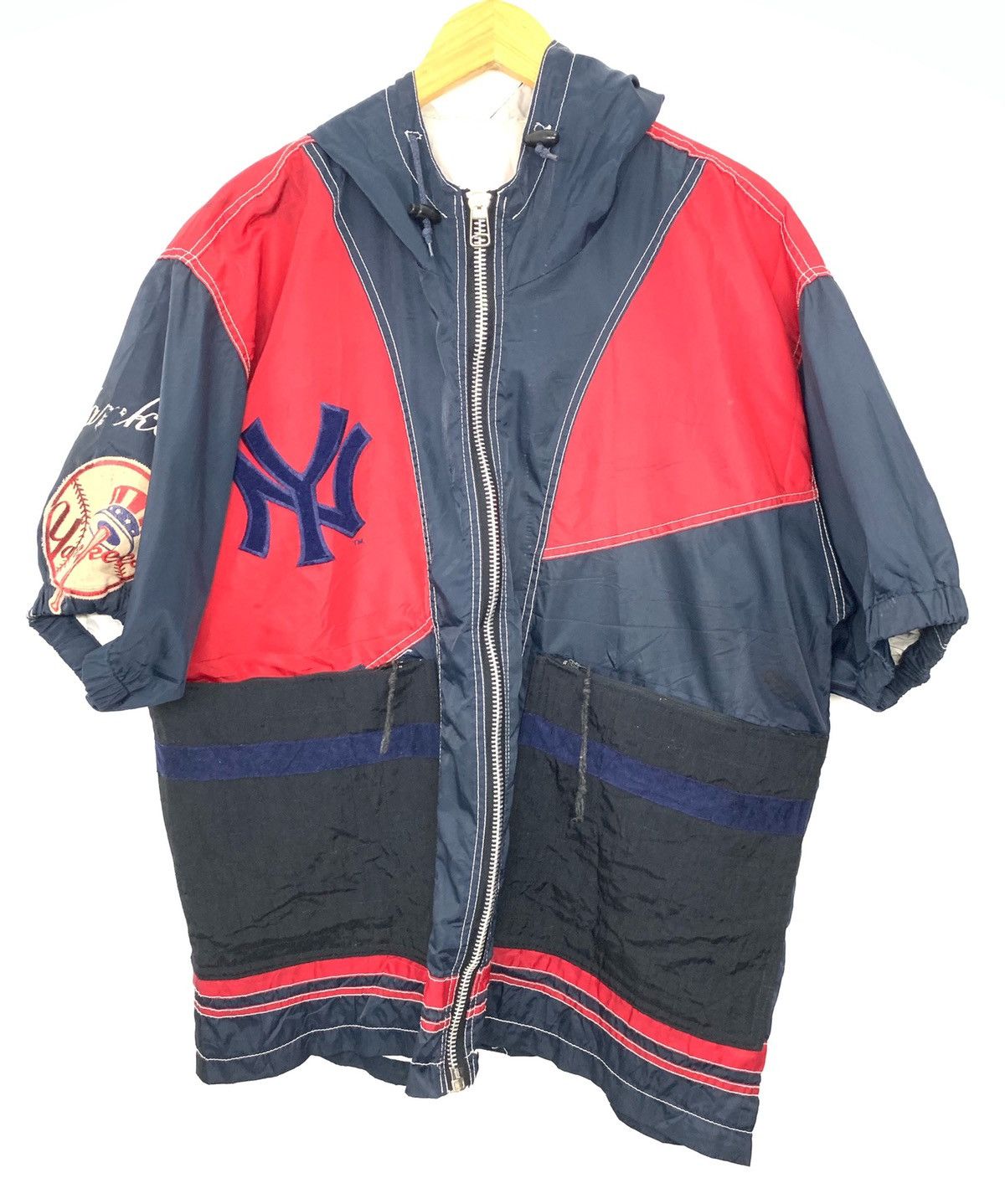 NBA × New York Yankees RARE ‼️ New York Yankees Multicolor Hoodie Jacket Size US L / EU 52-54 / 3 - 4 Thumbnail