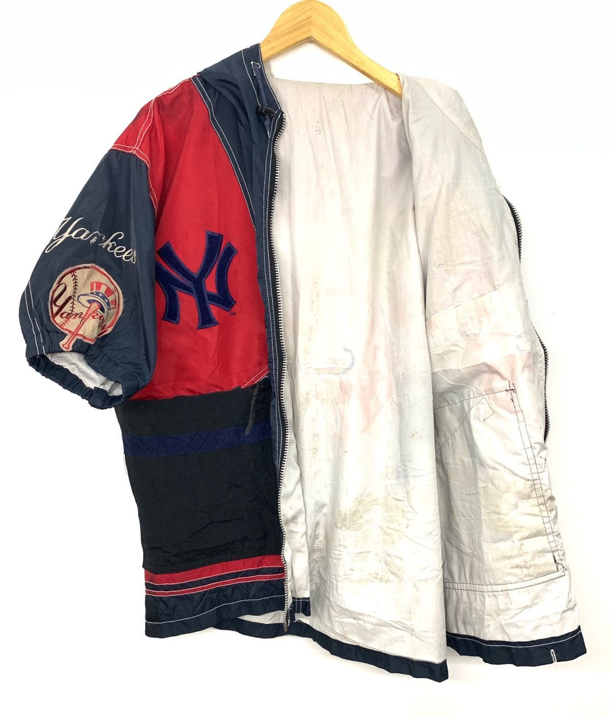 NBA × New York Yankees RARE ‼️ New York Yankees Multicolor Hoodie Jacket Size US L / EU 52-54 / 3 - 8 Thumbnail