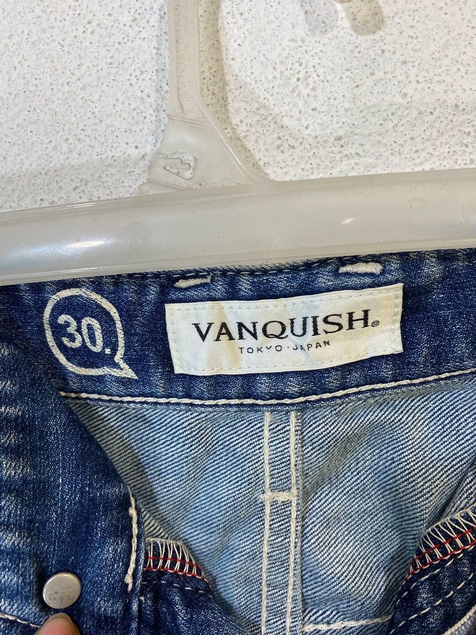 Japanese Brand vanquish japanese brands denim nice design Size US 31 - 11 Thumbnail