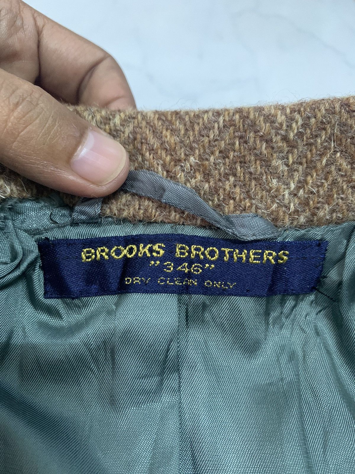 Brooks Brothers Vtg Brooks Brothers 346 Wool Jacket Coat/Blazer Size US M / EU 48-50 / 2 - 18 Thumbnail
