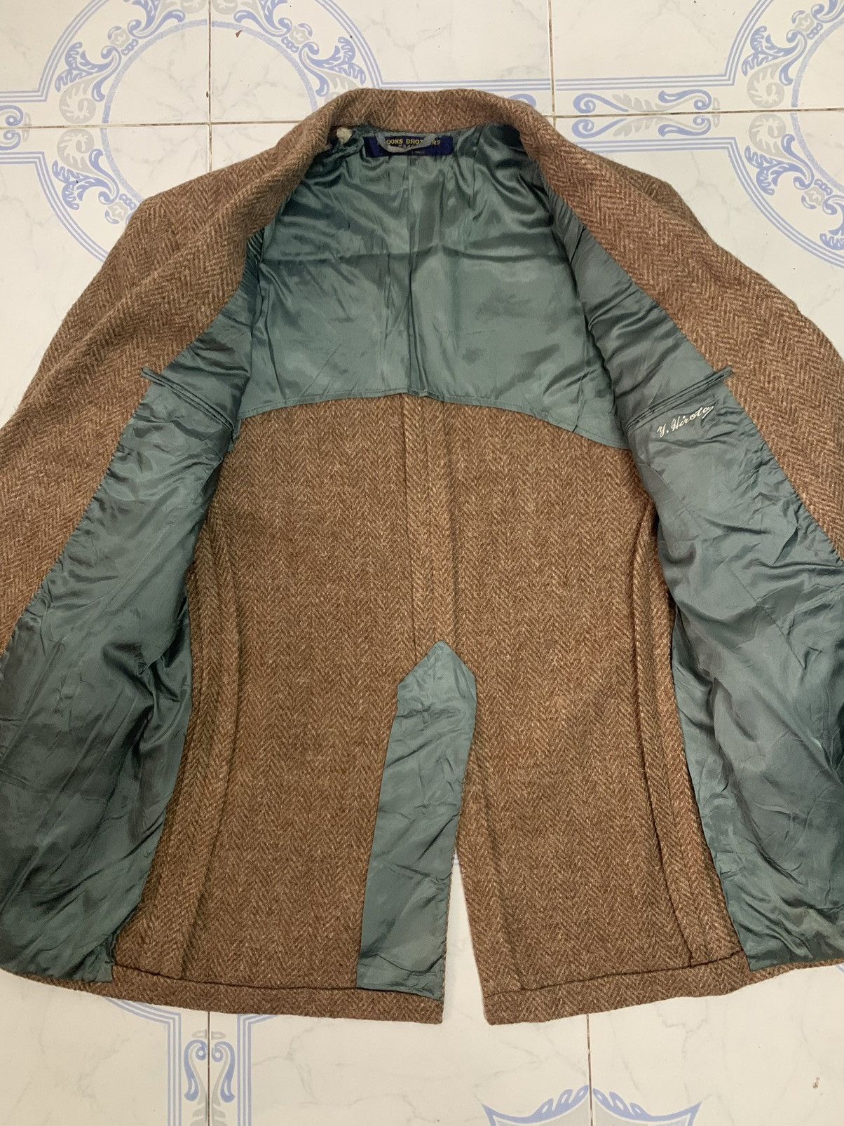 Brooks Brothers Vtg Brooks Brothers 346 Wool Jacket Coat/Blazer Size US M / EU 48-50 / 2 - 11 Thumbnail