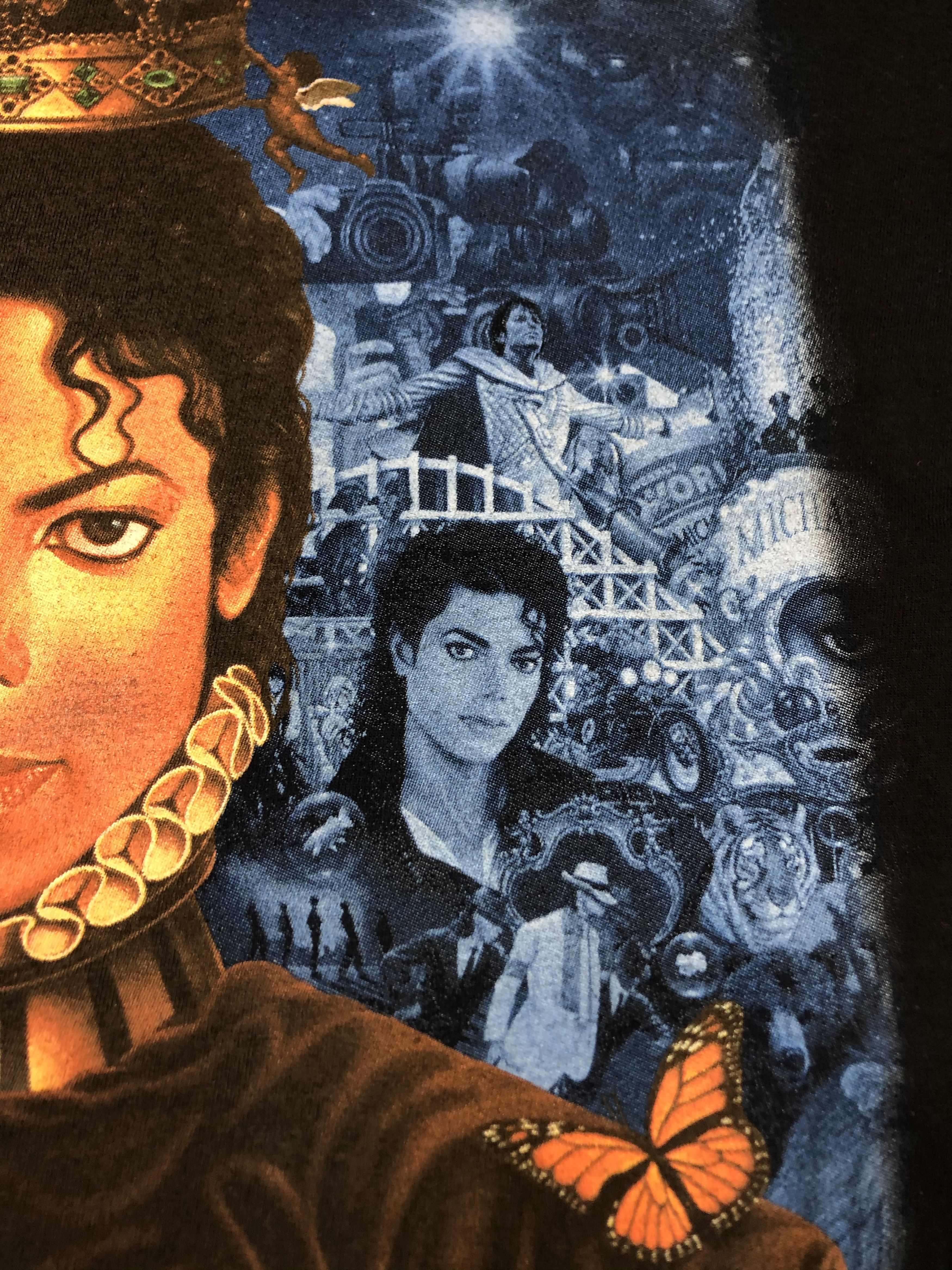 Band Tees × Michael Jackson × Vintage Michael Jackson Tee Rare Shirt Band Y2K Drill Hype Size US S / EU 44-46 / 1 - 6 Thumbnail