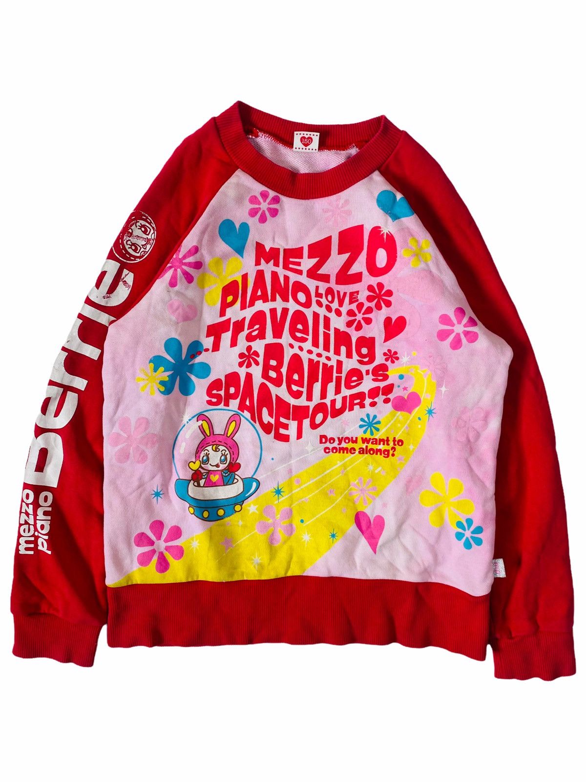☠️NEEDGONE☠️1990s Mezzo Piano - Berries Space Tour Crewneck