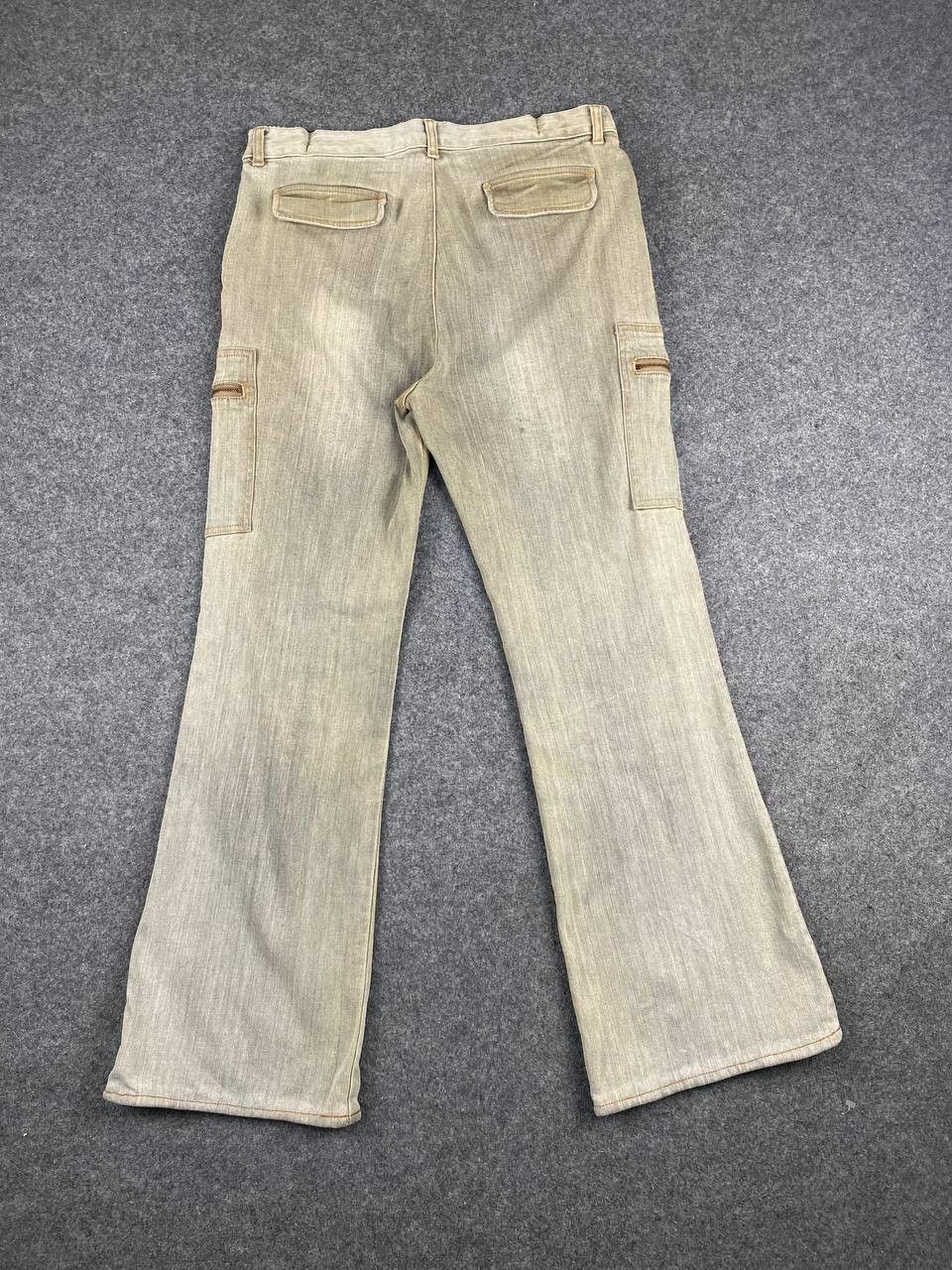vintage japanese brands cargo flare bootcut denim